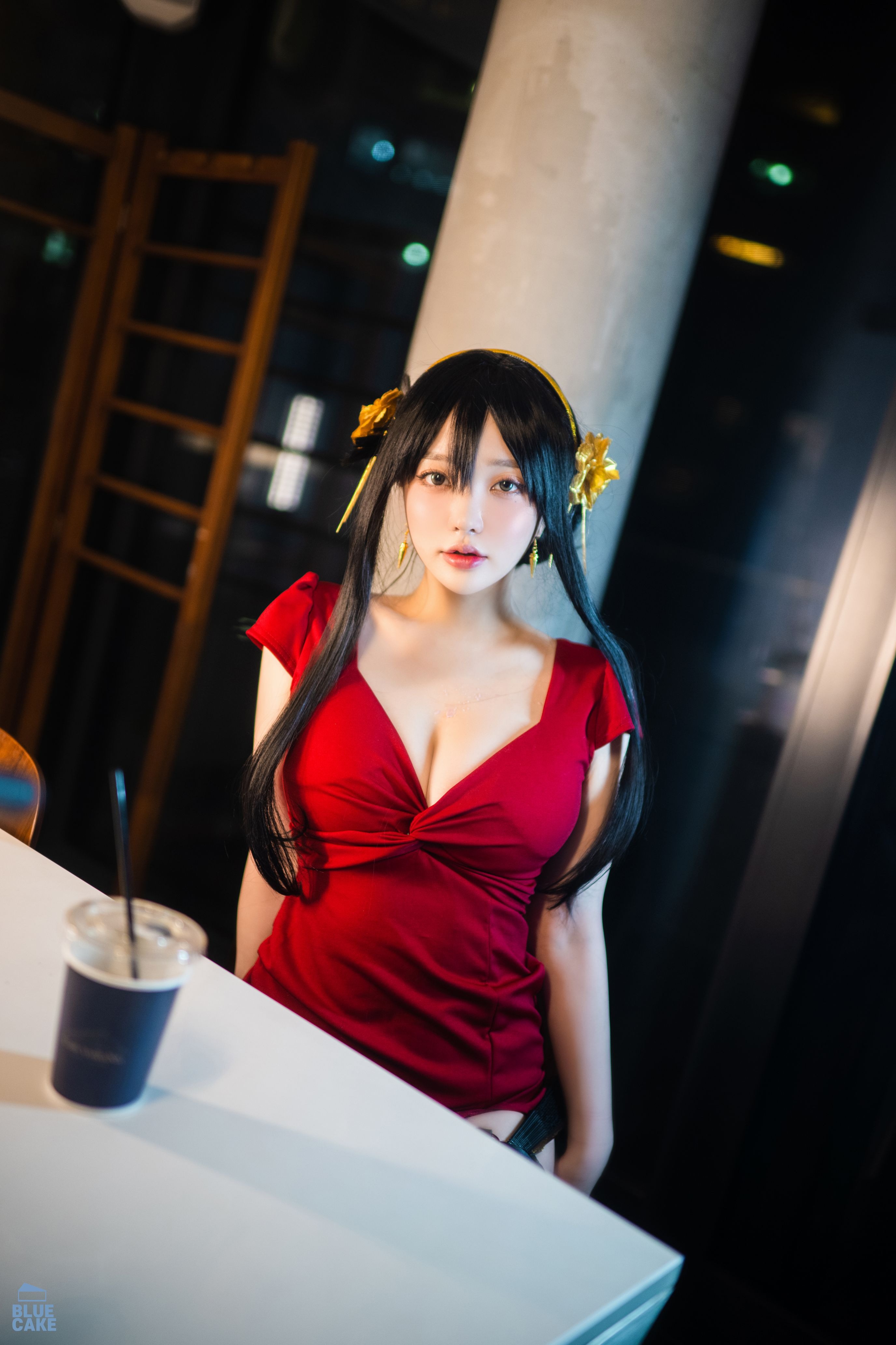 YeEun_BlackRose_RED043精选