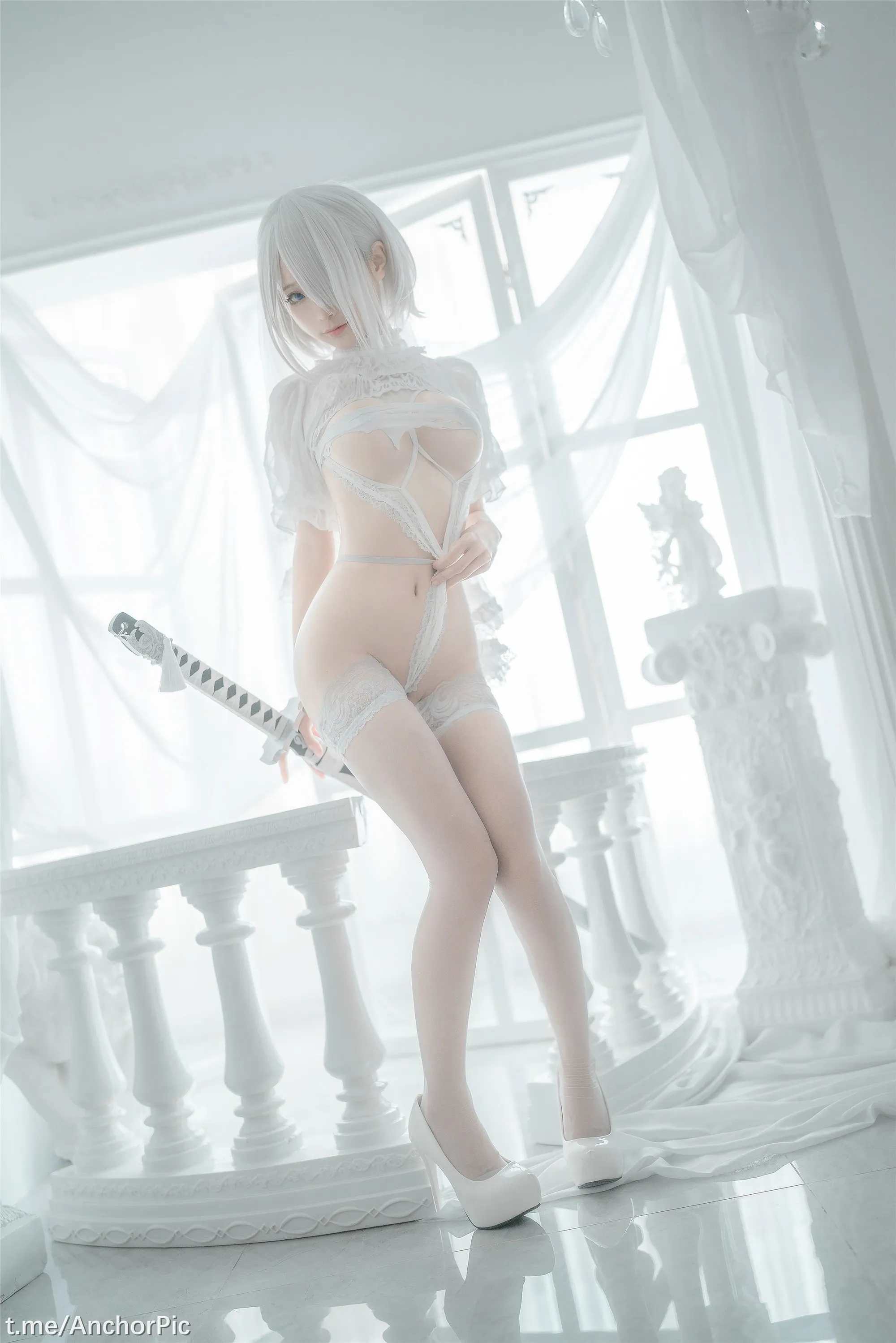 蠢沫沫2B白婚纱60P0704精选