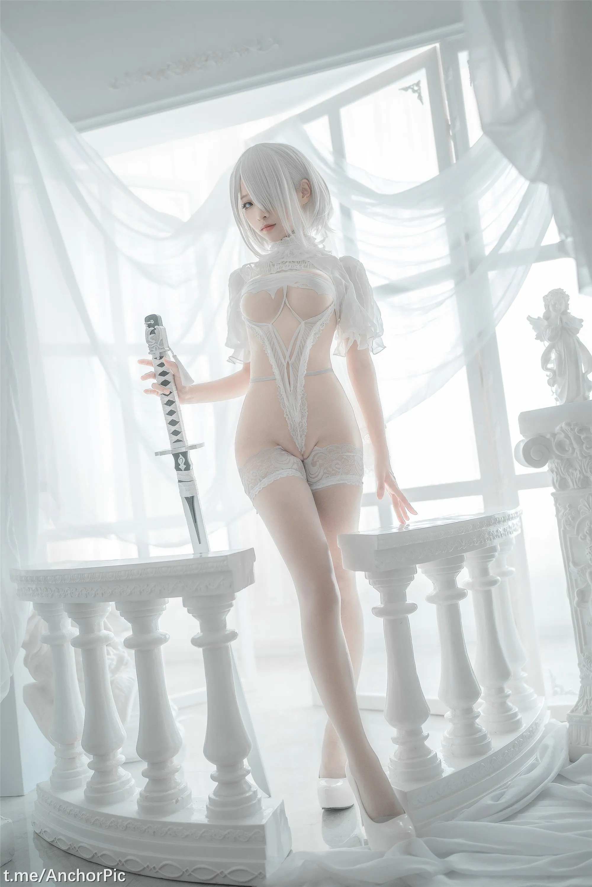 蠢沫沫2B白婚纱60P0704精选