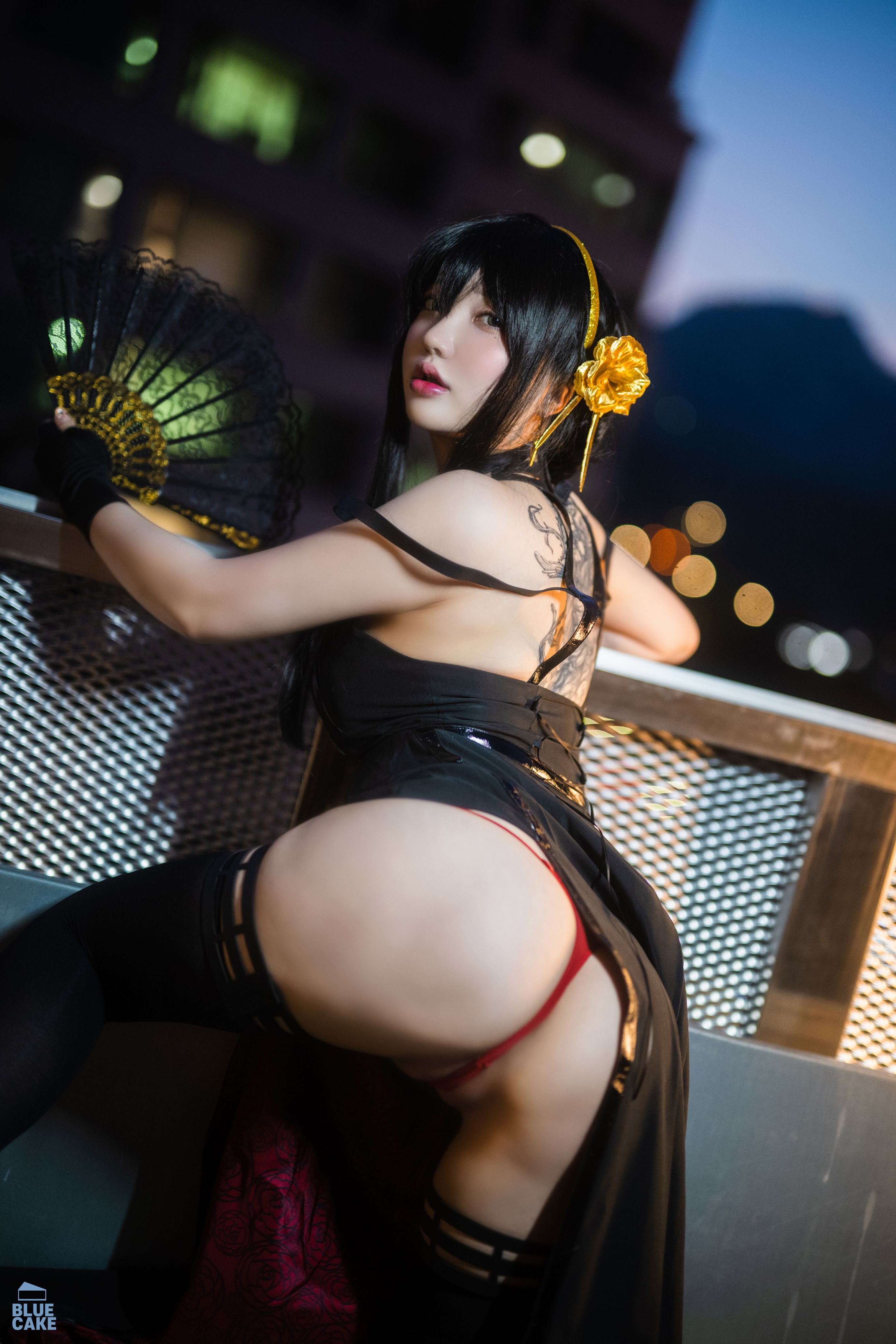YeEun_BlackRose_RED043精选