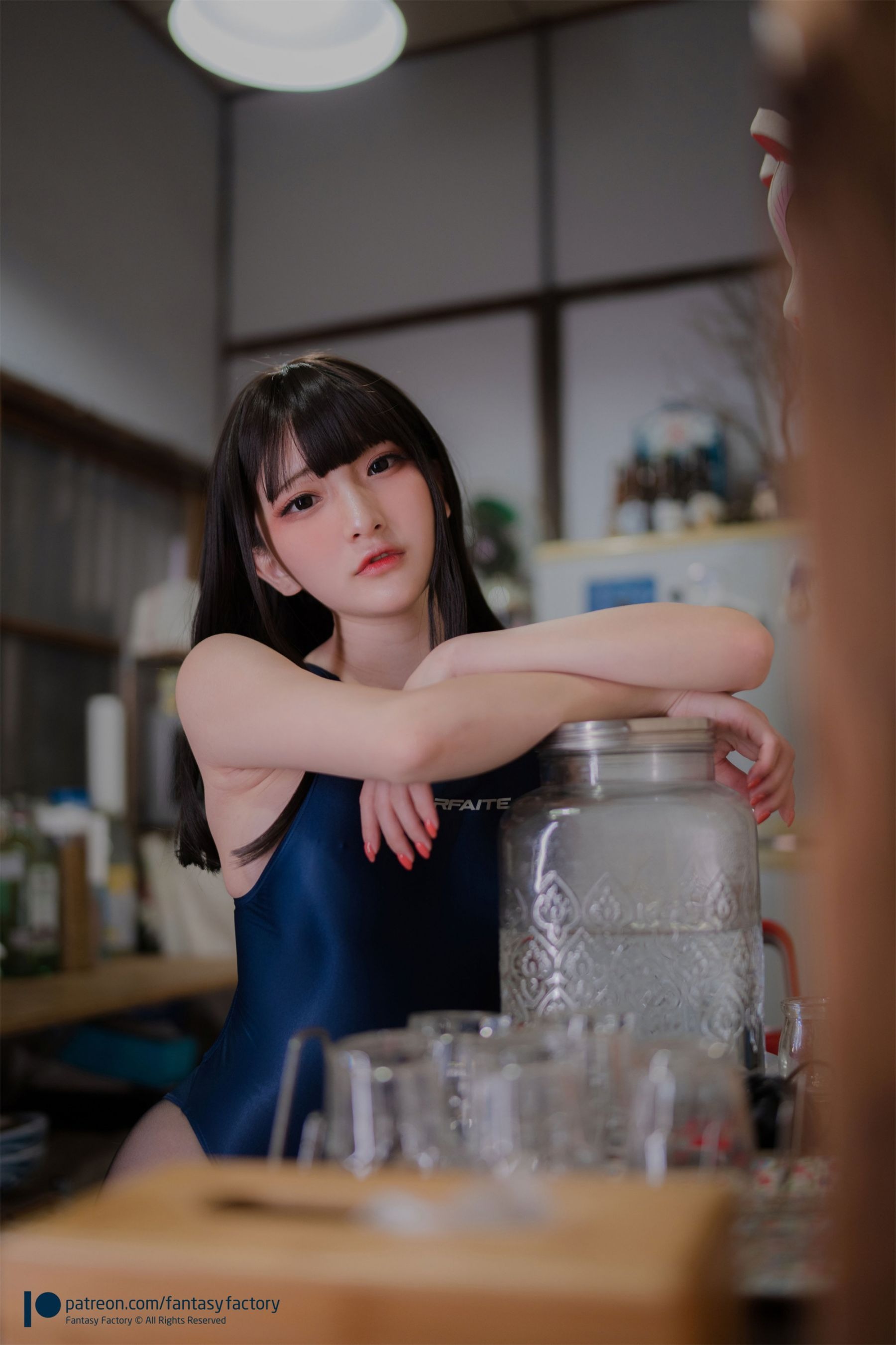 小丁FantasyFactoryKitchenCompetitionSwmsuit网红写真