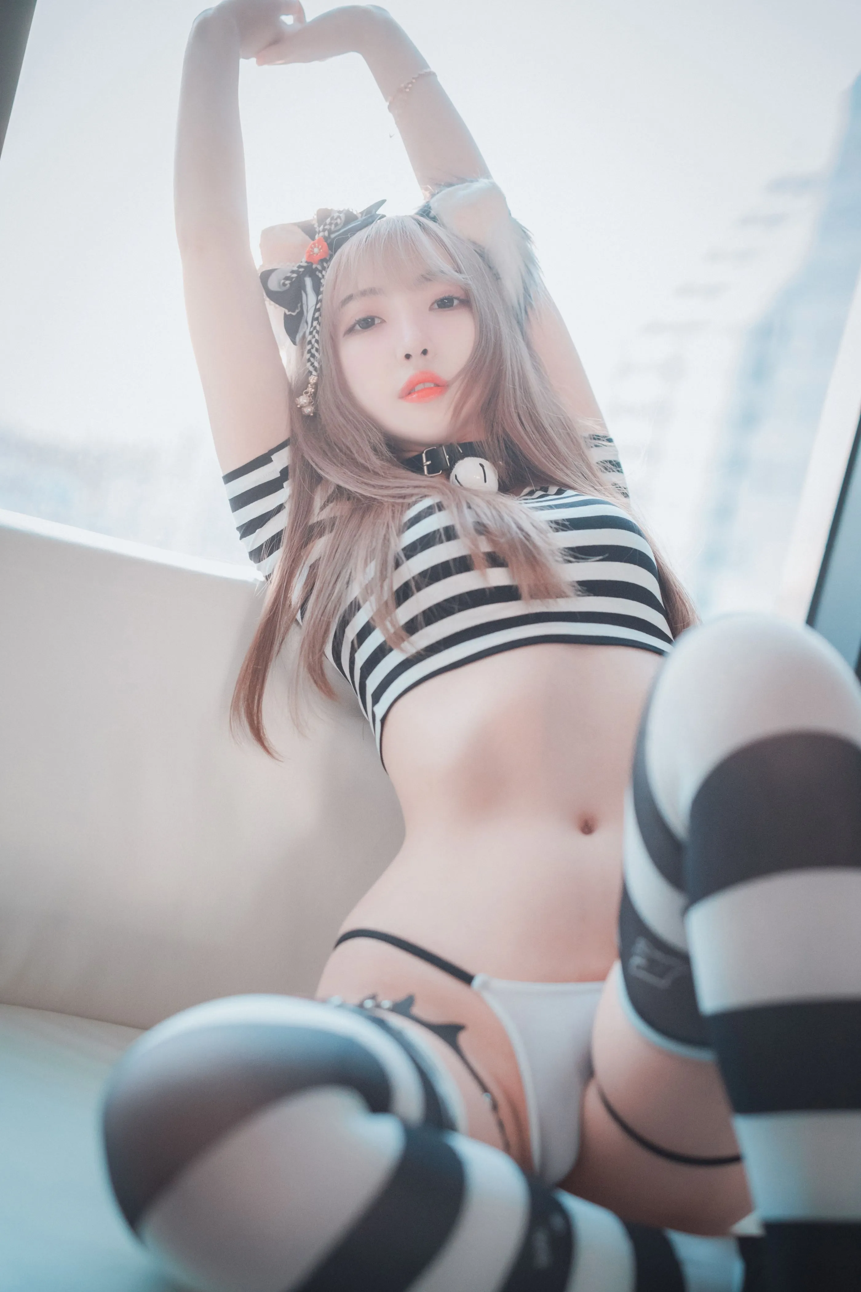 Hanari???DJAWACatgirlinStripes91P814MB高清无水印