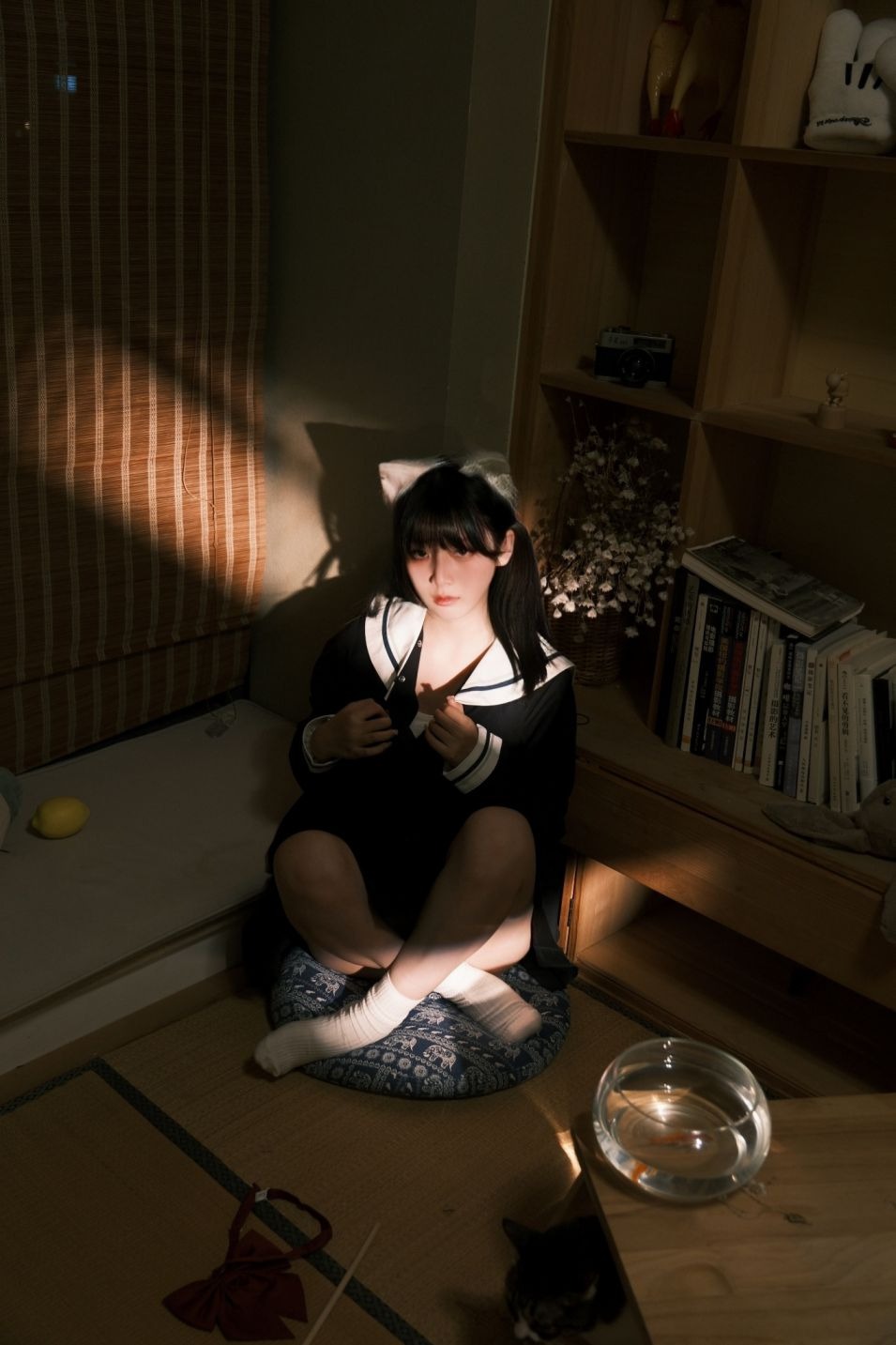 星野柒兔放课后的吔鱼少女59P1V417MB放学少女主题cos59张1视频417MB完整合集