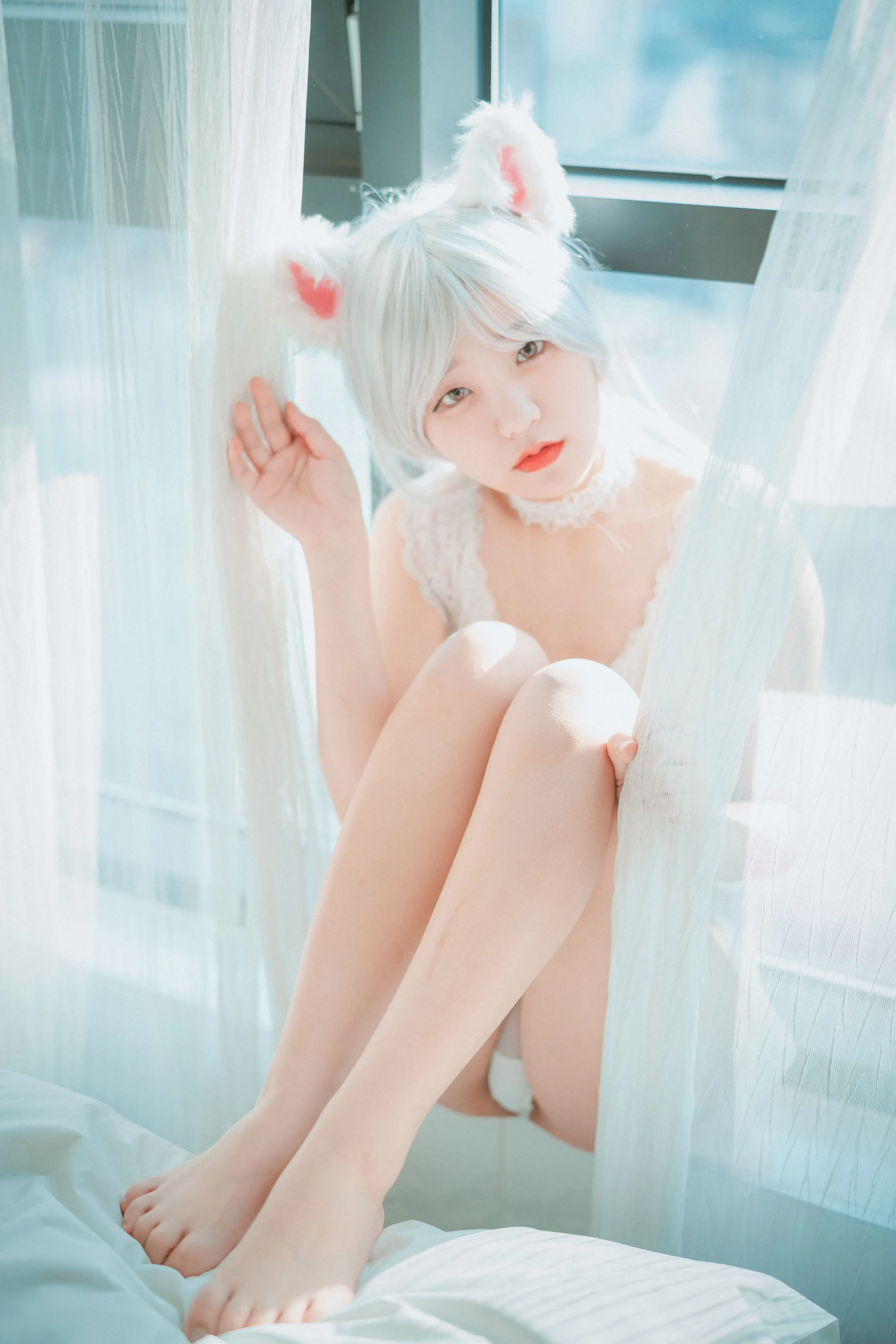 Jenny???DJAWASchwarzundWei?Katzenmadchen66P463MB每日更新