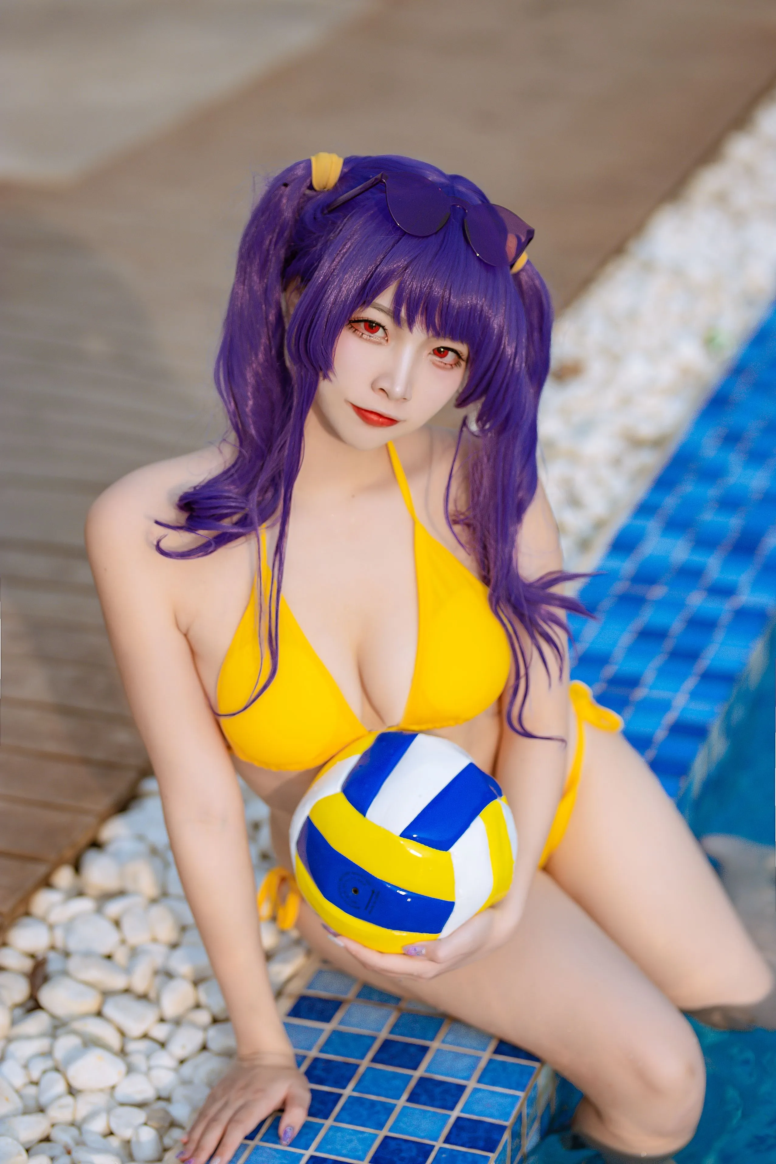 二佐Nisa碧蓝波拉泳装20P364MB1222原版写真