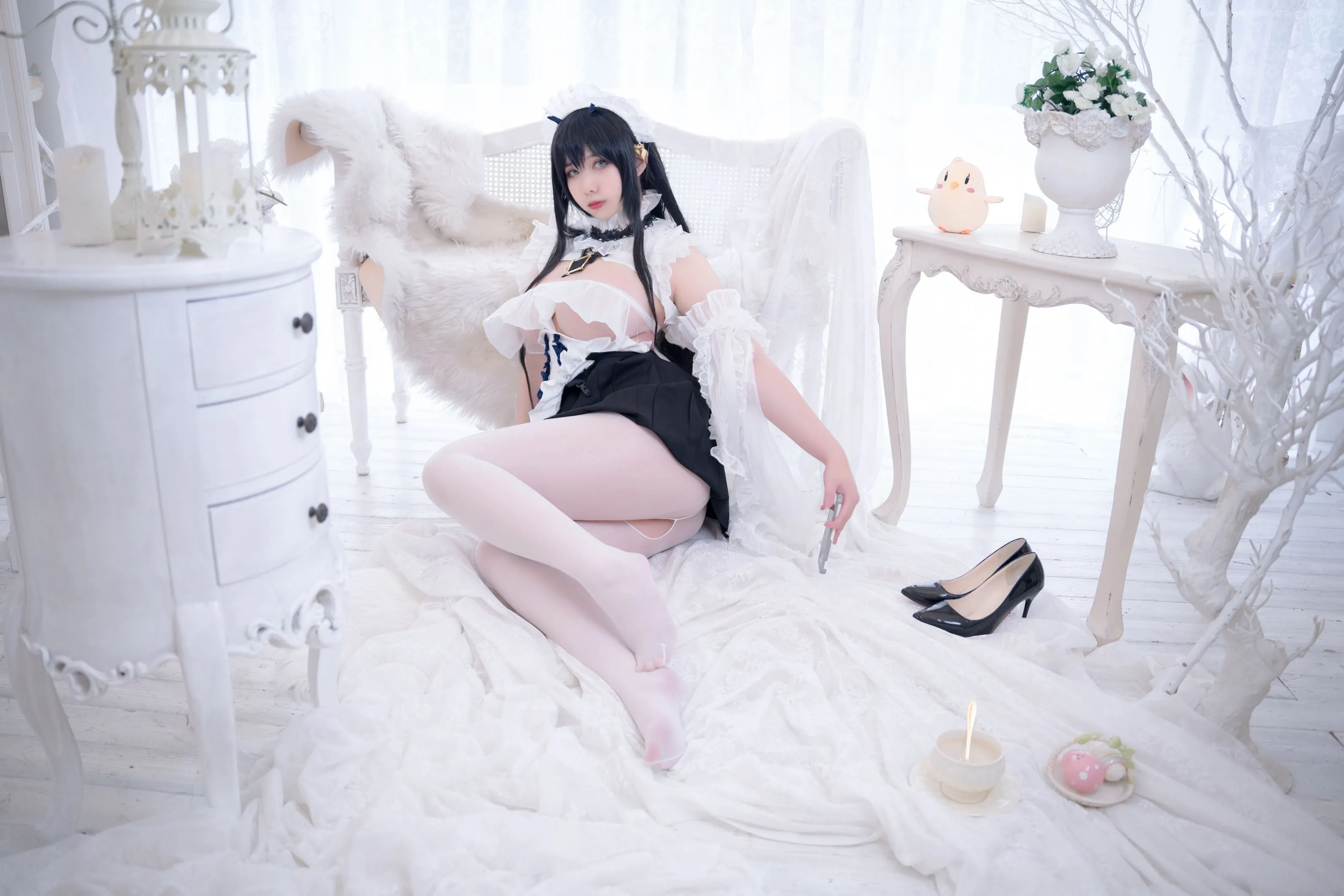 魅瞳Meroko002碧蓝航线不挠女仆没干劲的小姐姐53P745MB0928高分推荐