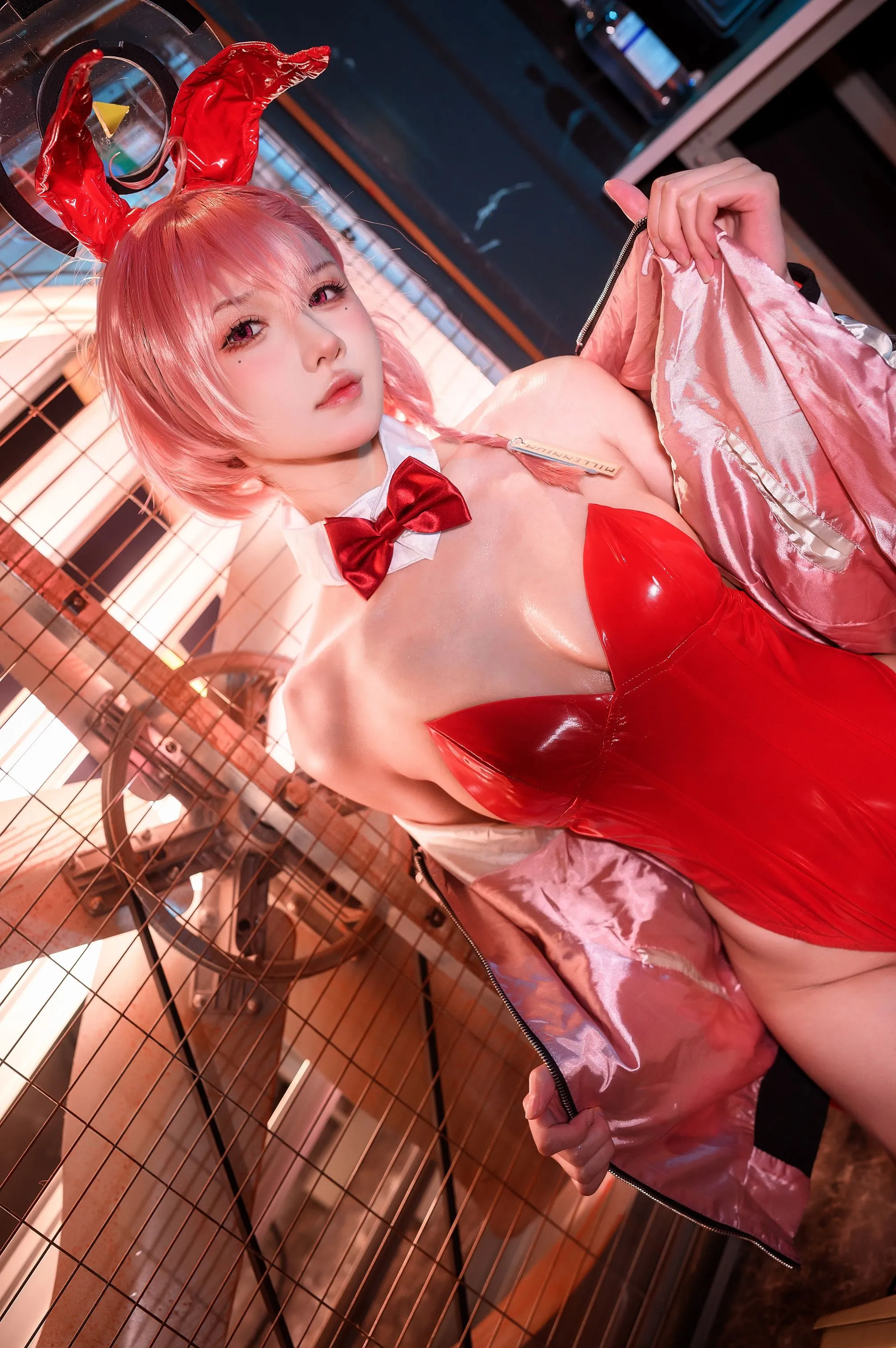 阿包也是兔娘兔女郎美甘尼禄网红写真