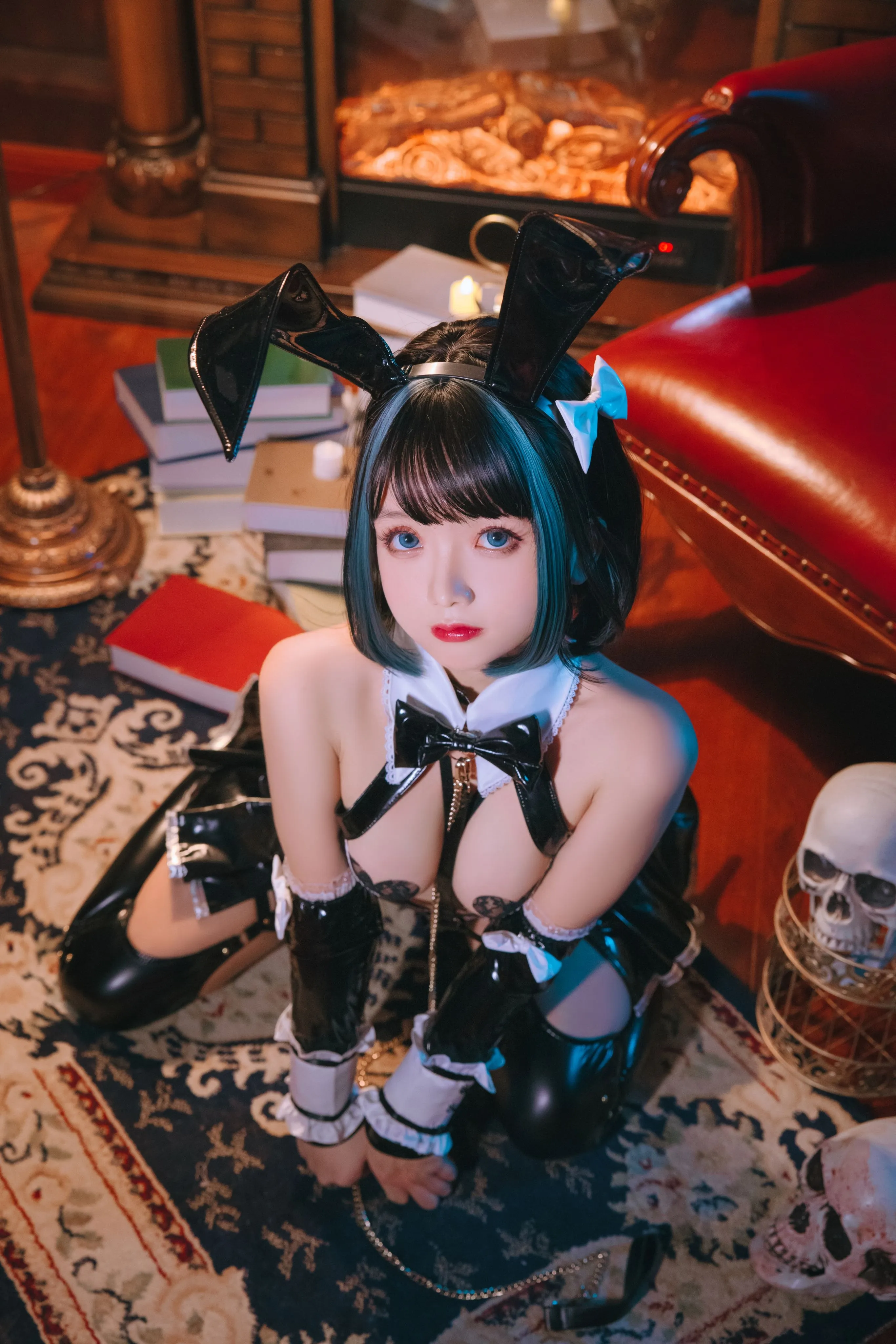 日奈娇万圣恶魔皮衣66P139GB爆款写真