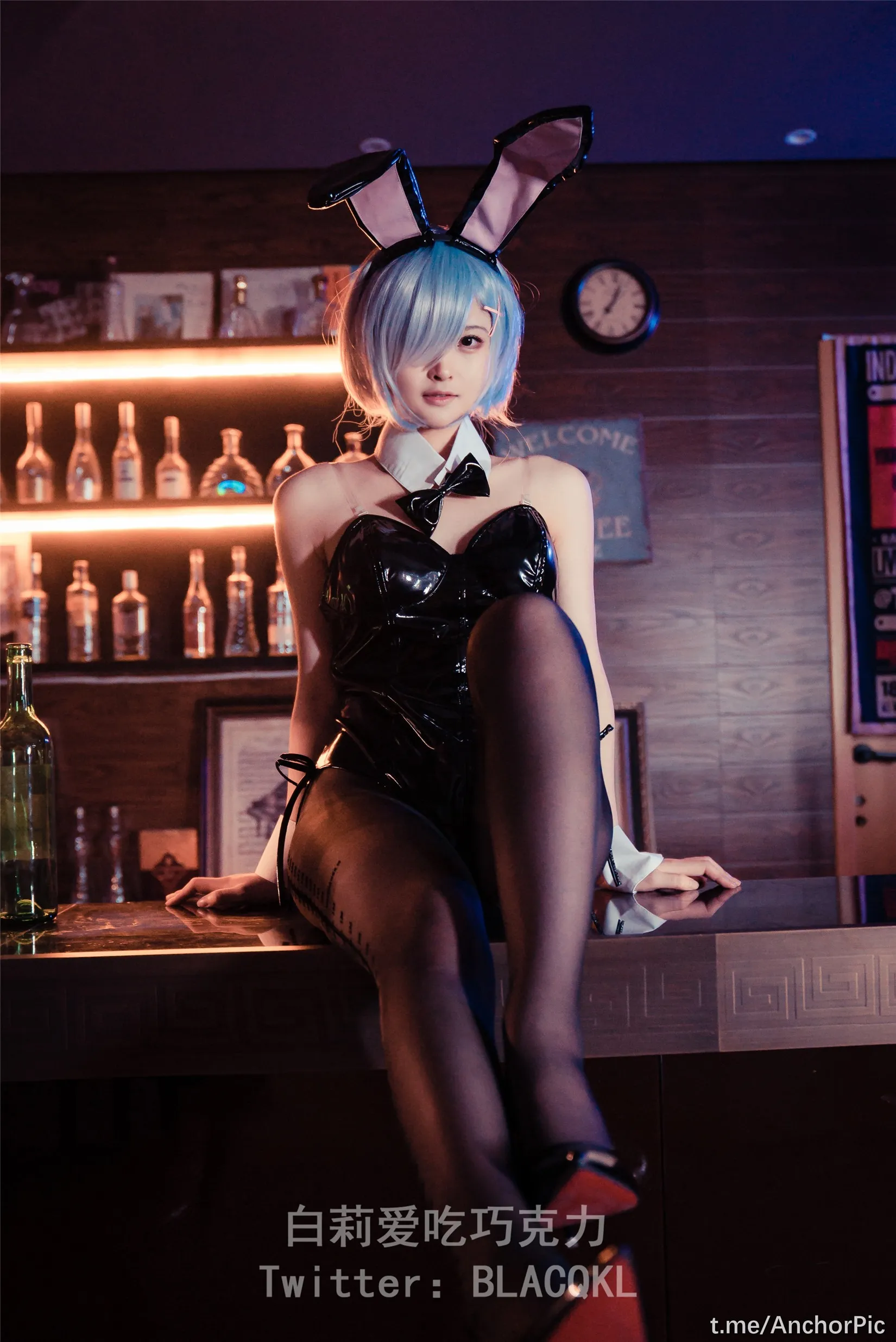 白莉爱吃巧克力蕾姆兔女郎71P0625独家发布