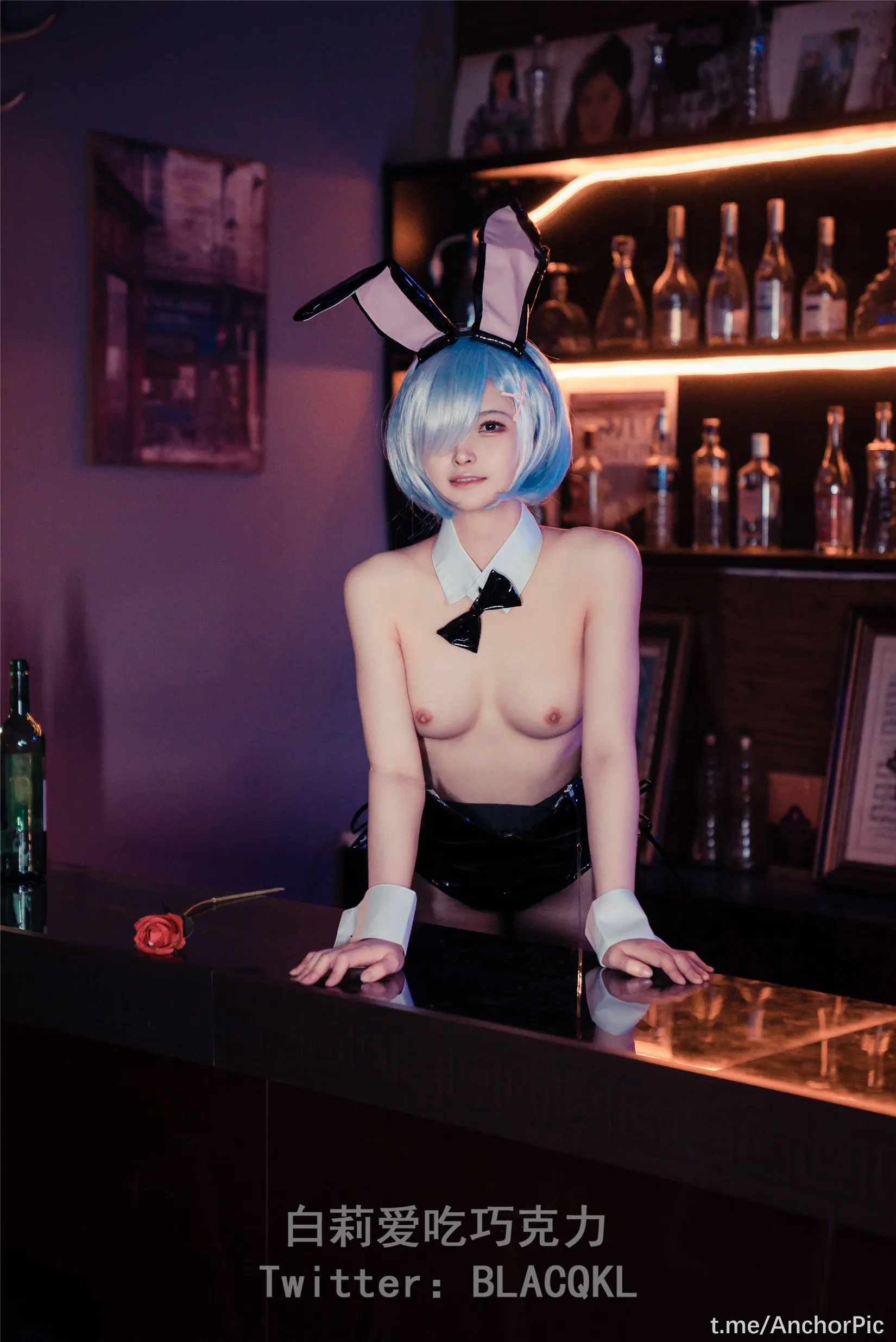 白莉爱吃巧克力蕾姆兔女郎71P0625独家发布