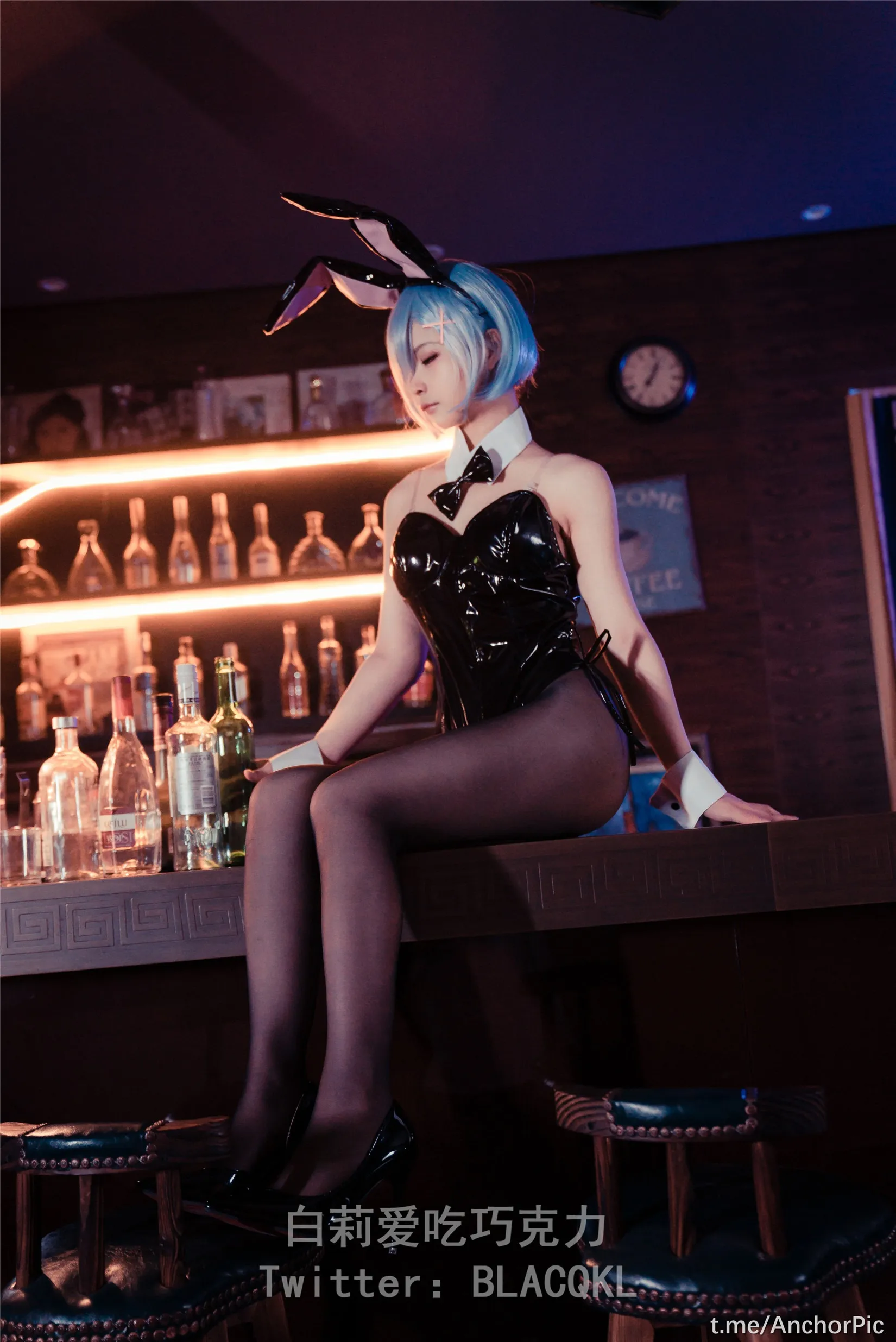 白莉爱吃巧克力蕾姆兔女郎71P0625独家发布