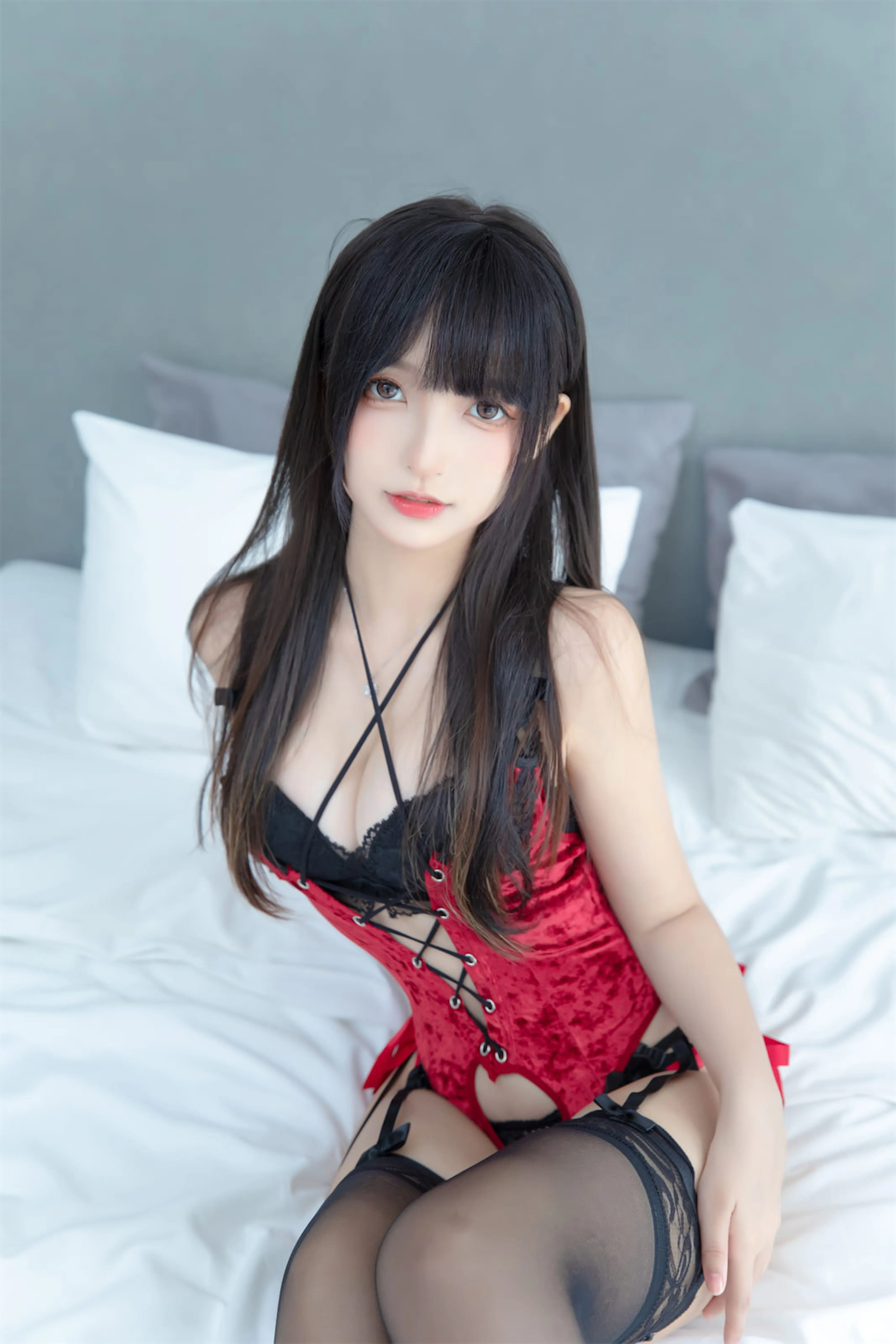 神楽坂真冬红丝绒75P0728超清图