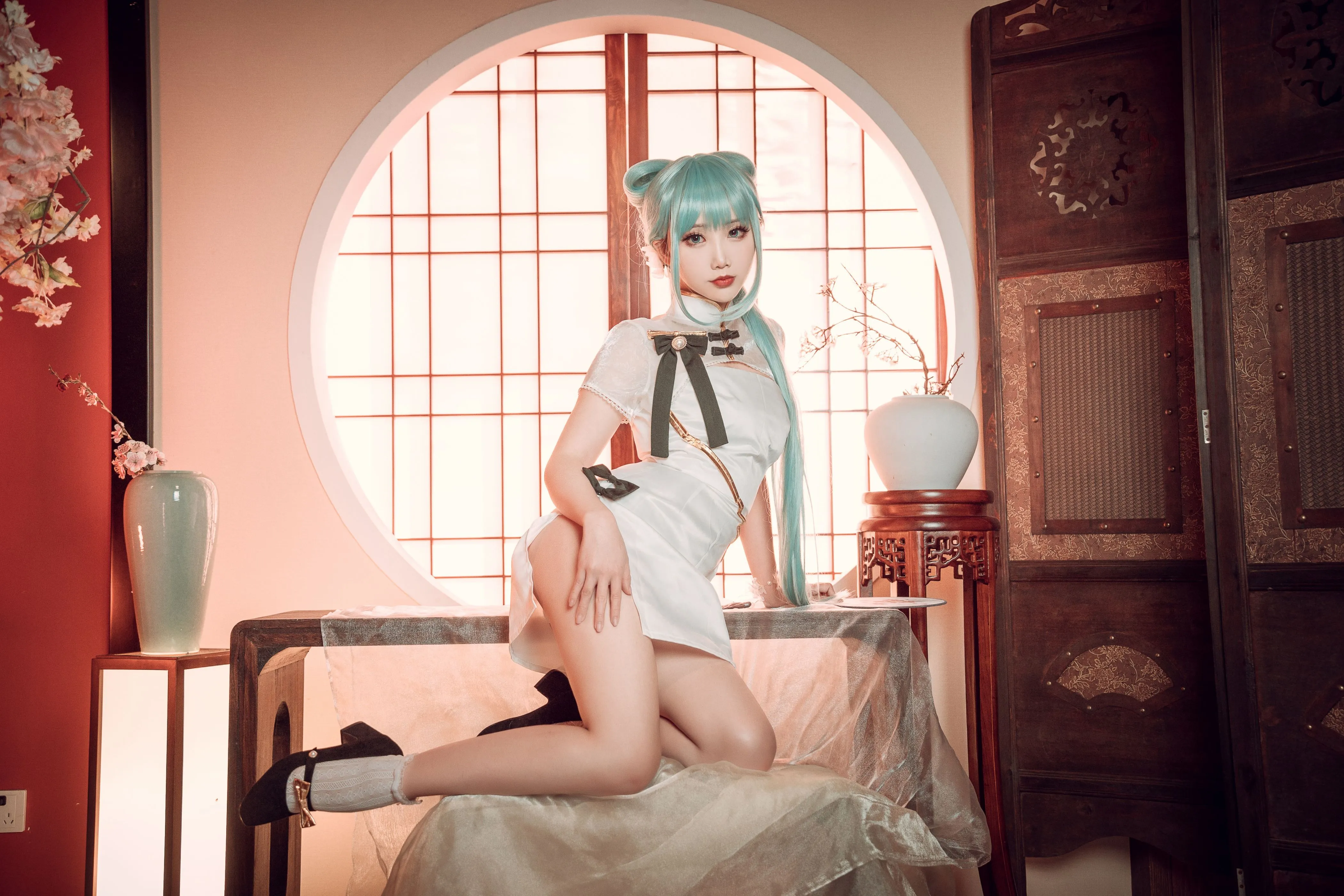 面饼仙儿初音旗袍28P514MB热门写真