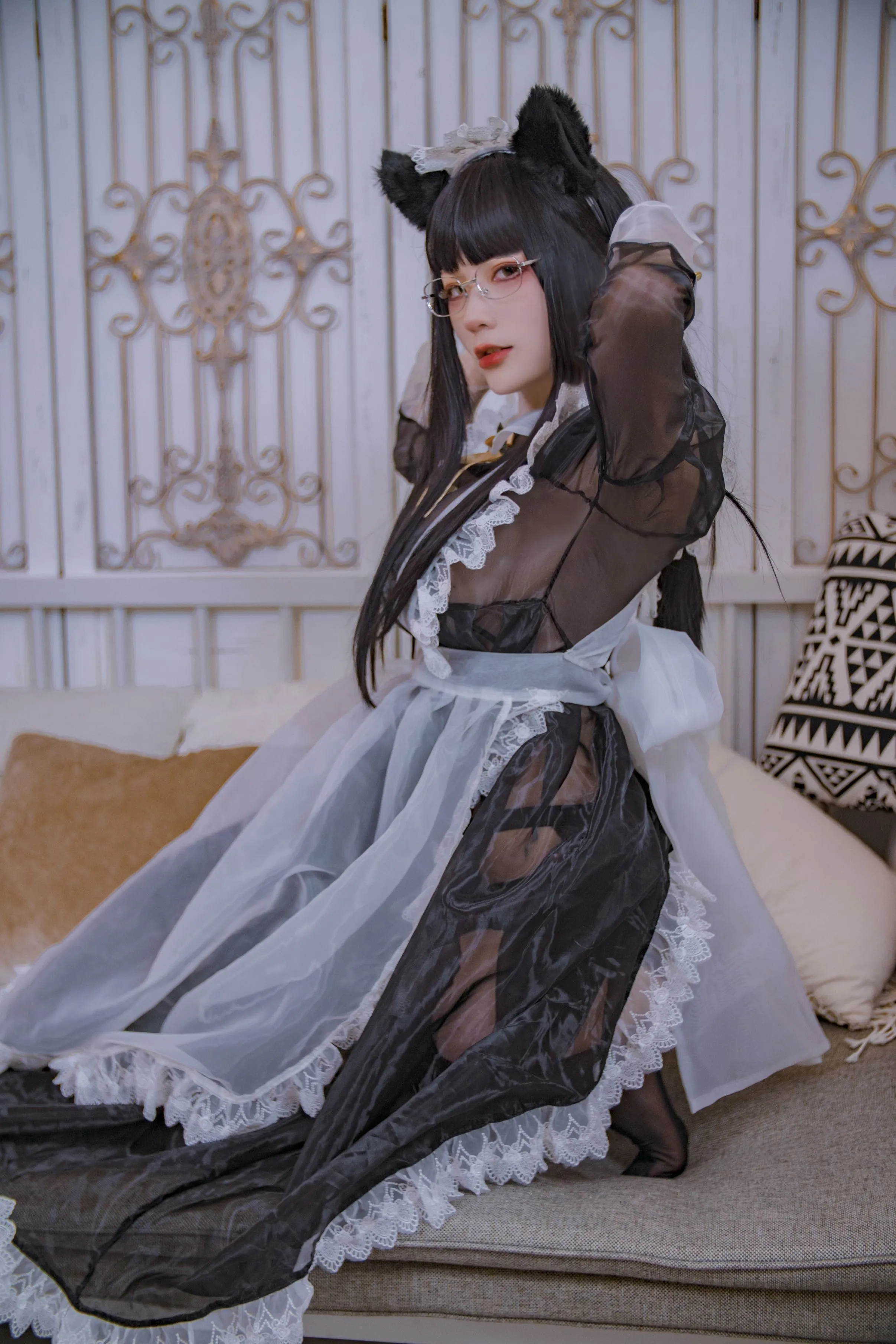 NO003黑色透明女仆54P598MB0913福利资源