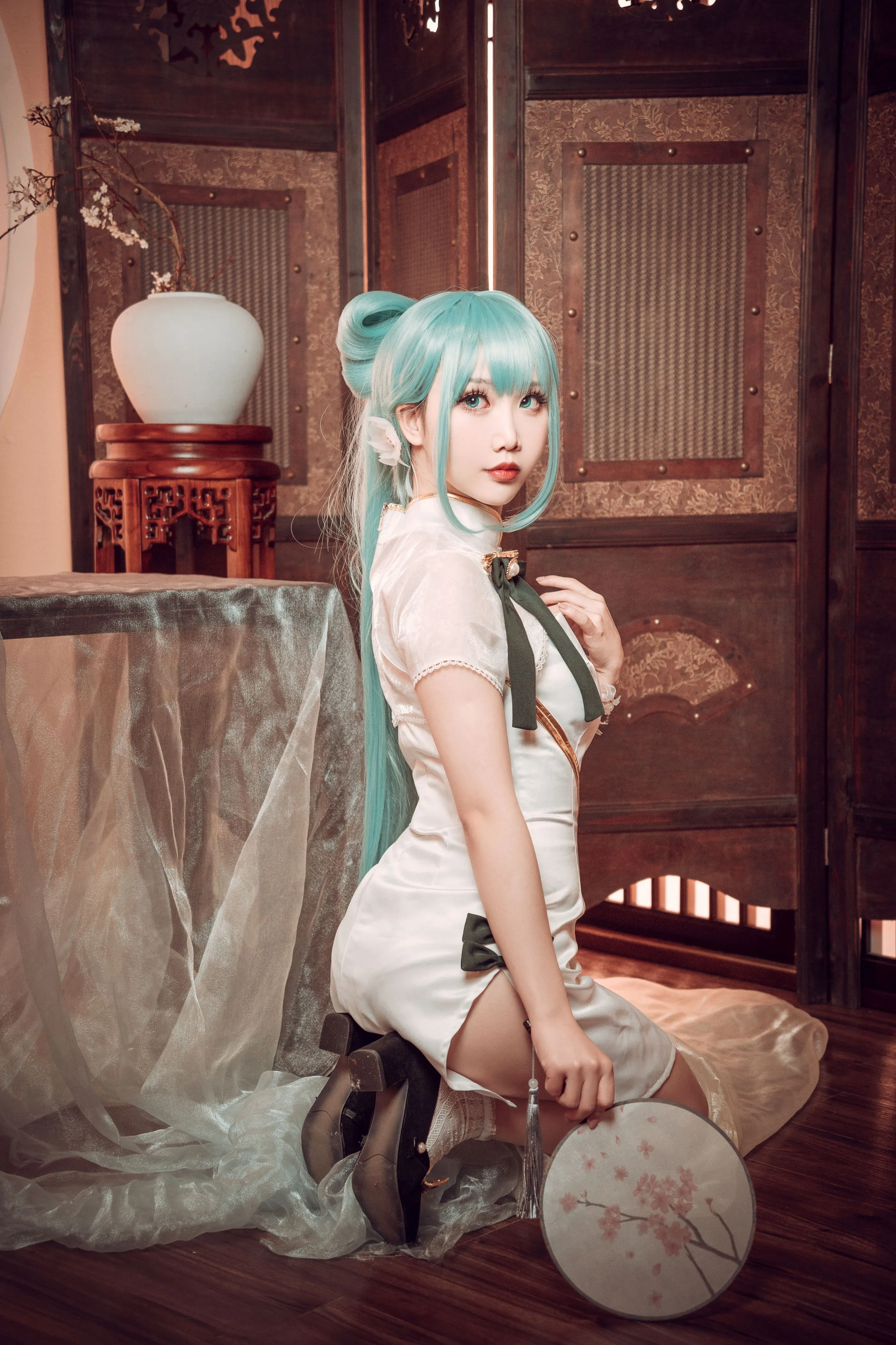 面饼仙儿初音旗袍28P514MB热门写真
