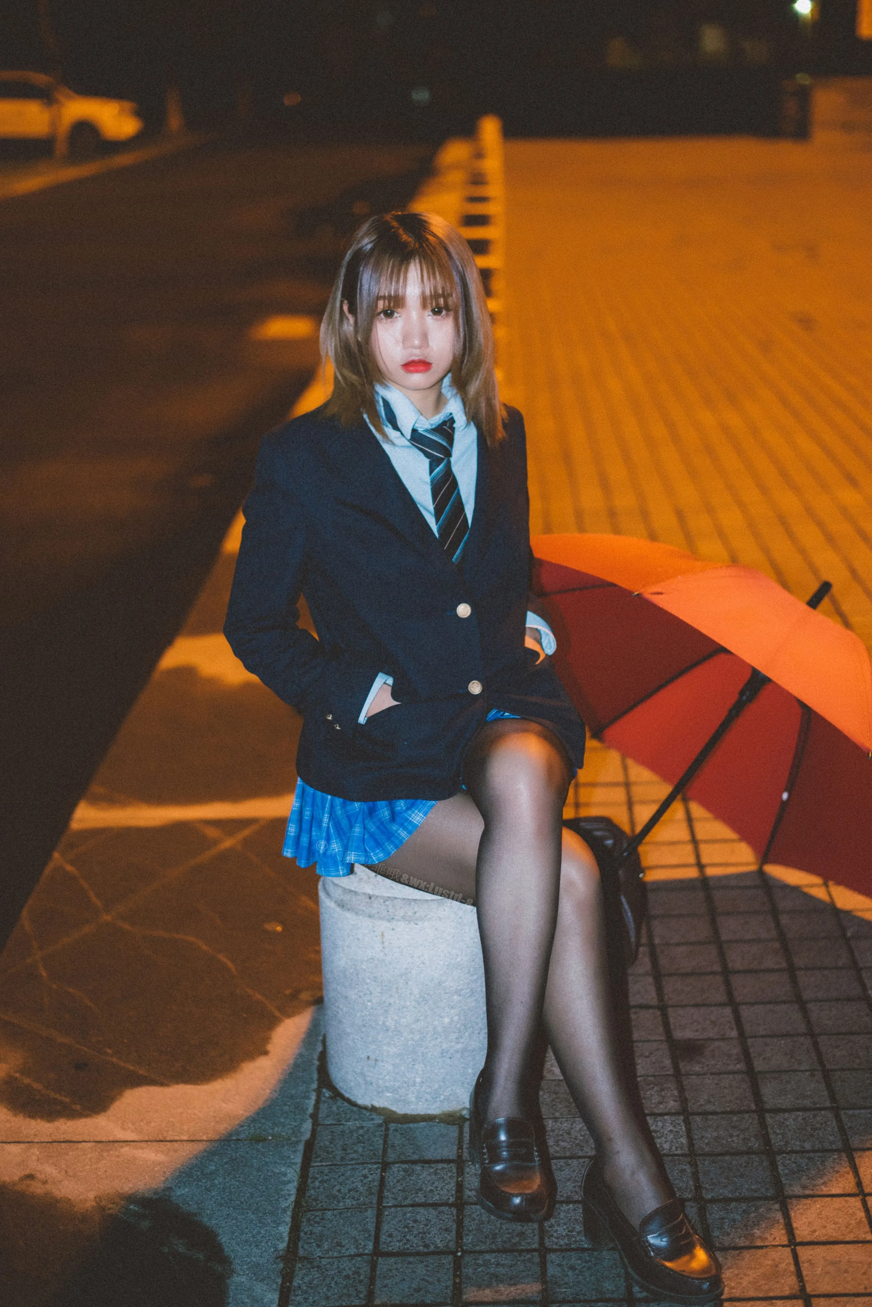 柒柒不可爱深夜公园JK36P0610独家发布