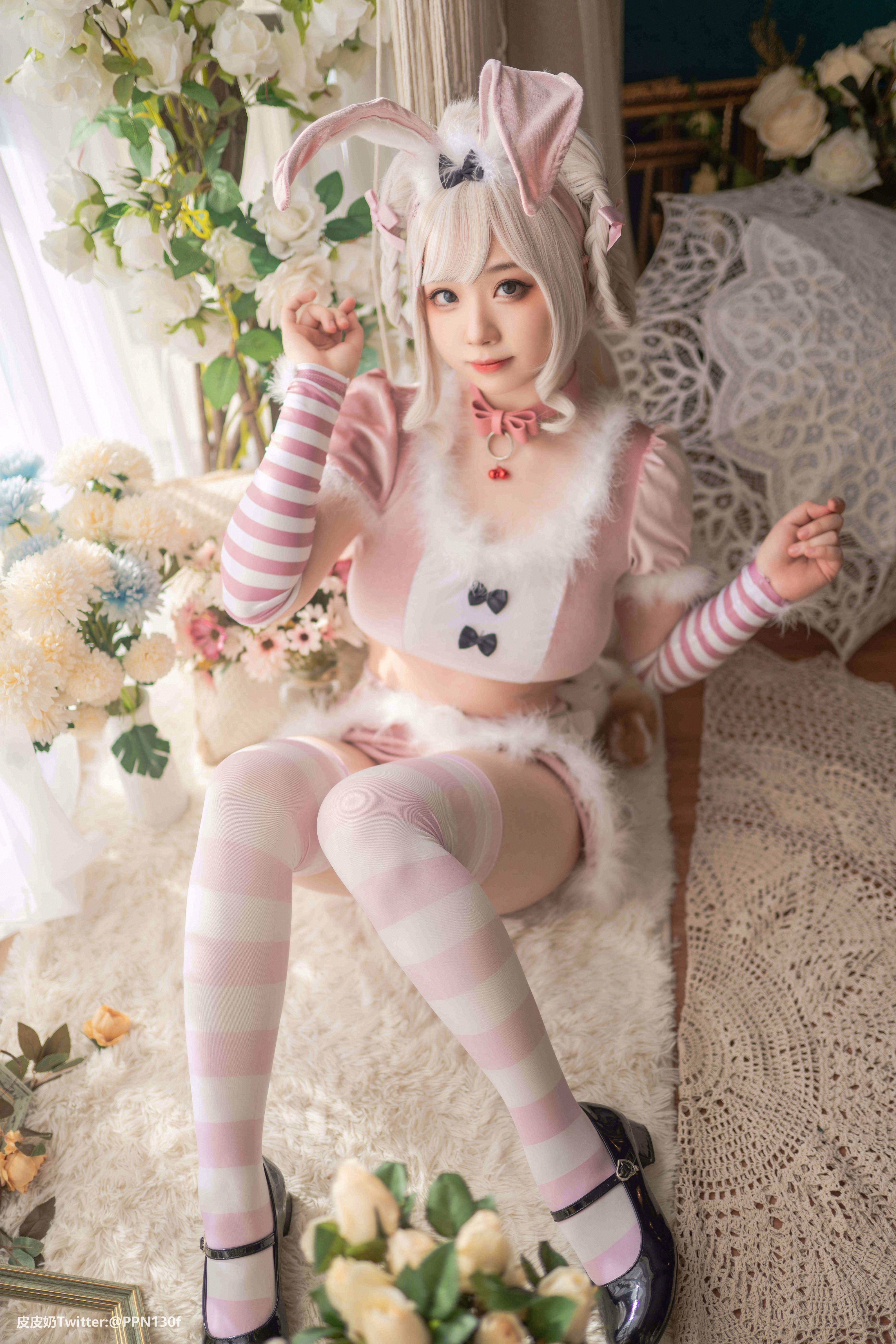 皮皮奶NO043Vol27粉色兔兔71P165GB0106完整合集