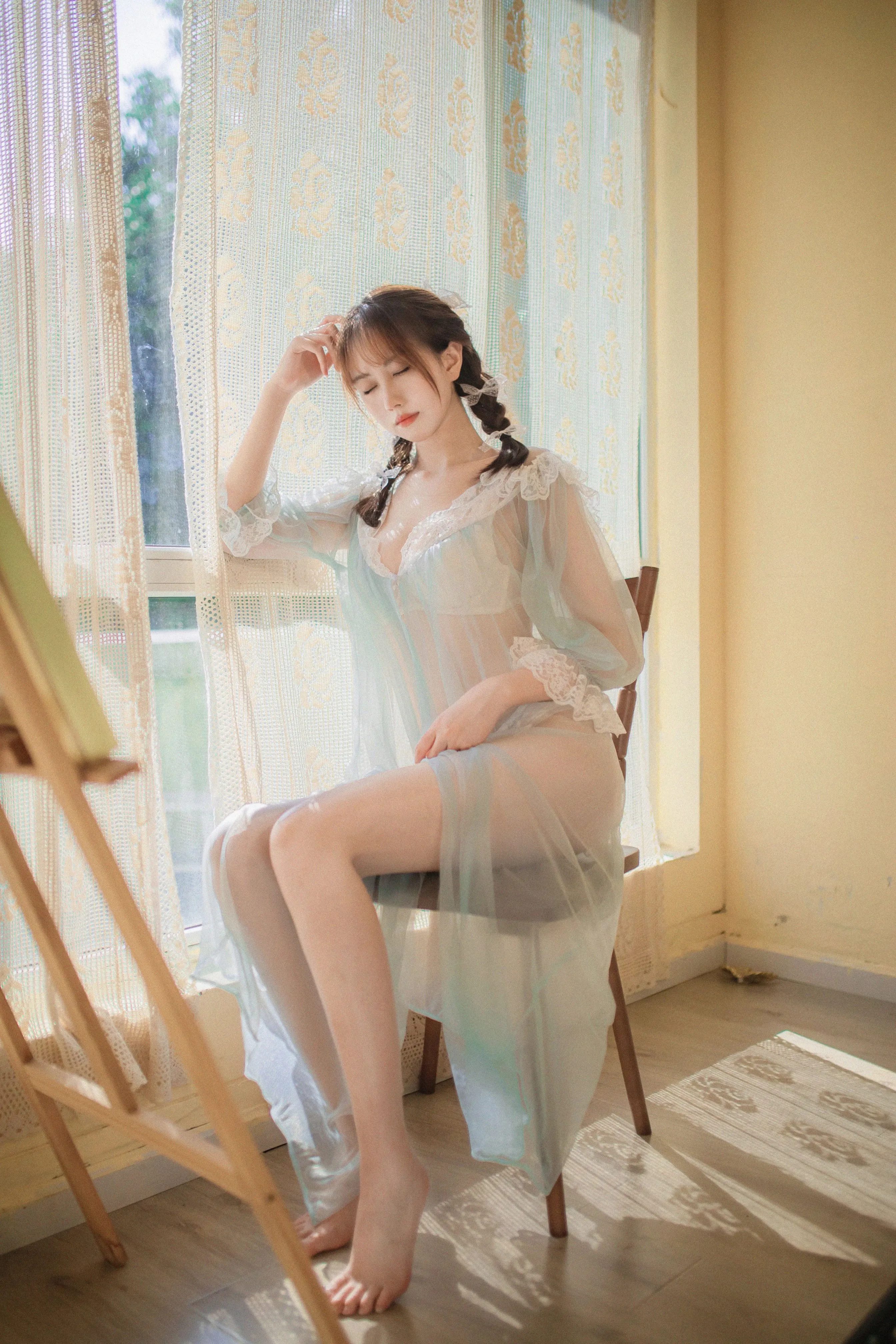 NO022蓝纱衣40P596MB高清无水印