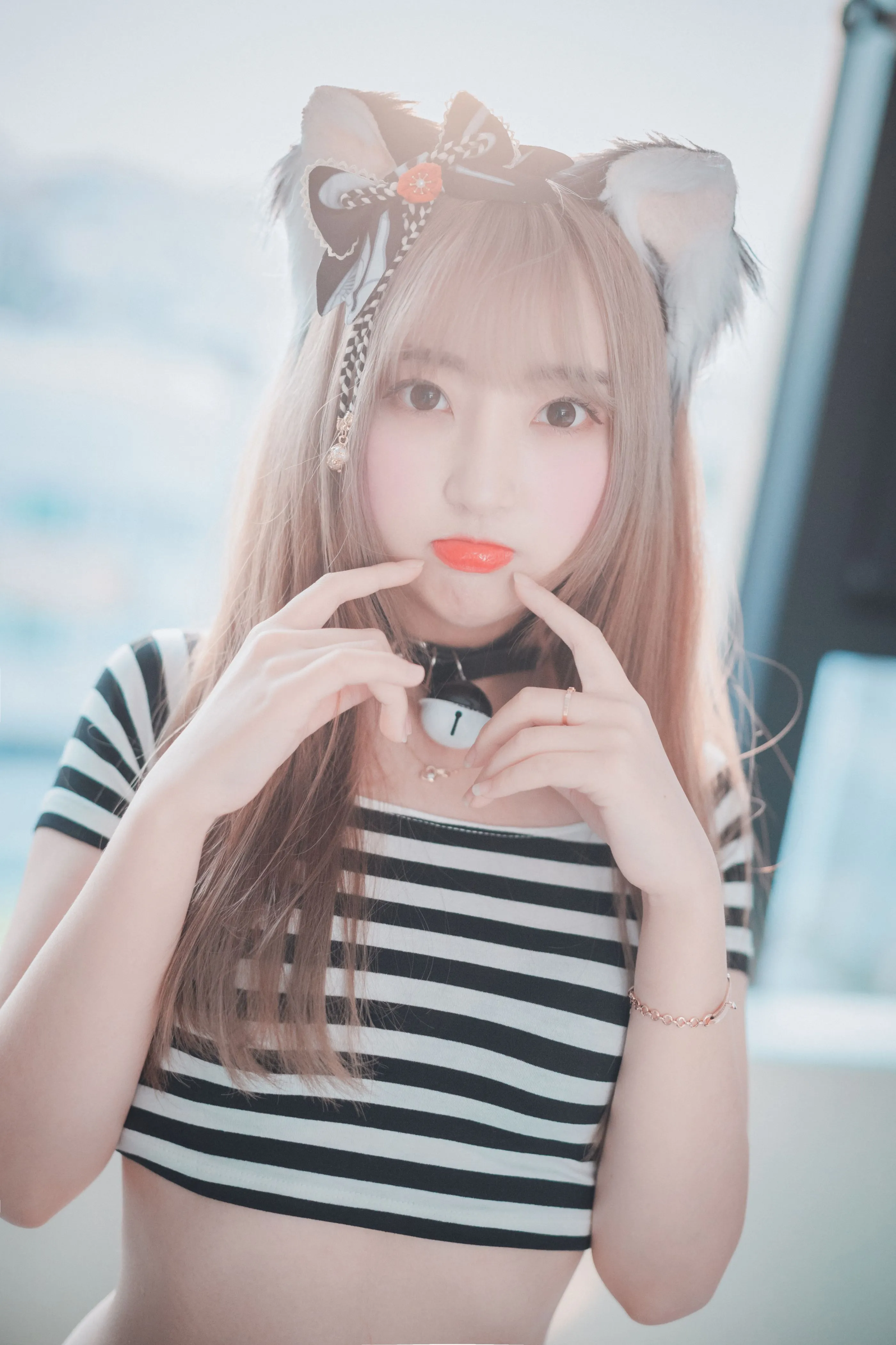 Hanari???DJAWACatgirlinStripes91P814MB高清无水印