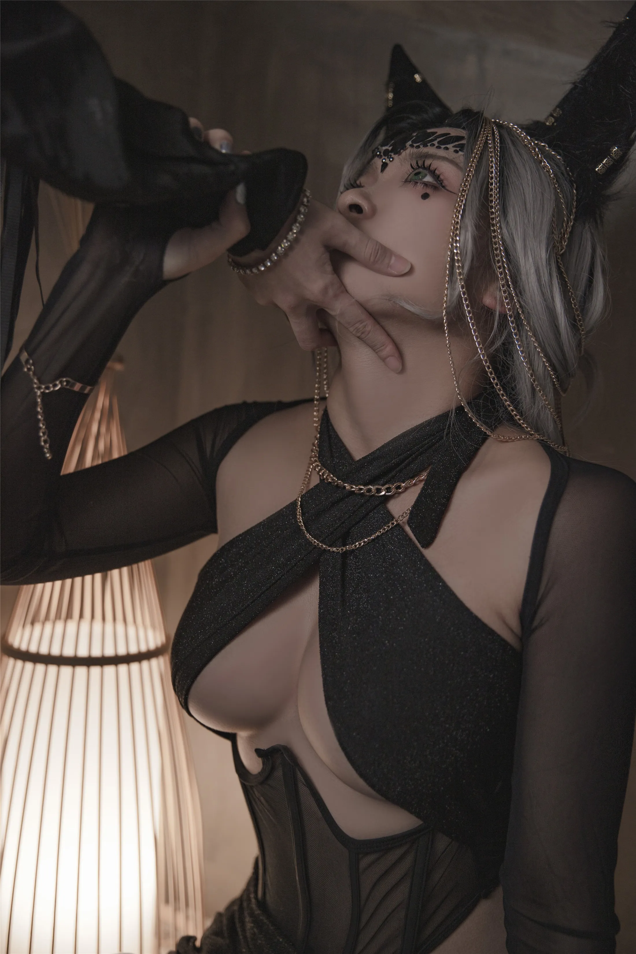 洛璃LoLiSAMA狼少女狼女的调教130P0306精选