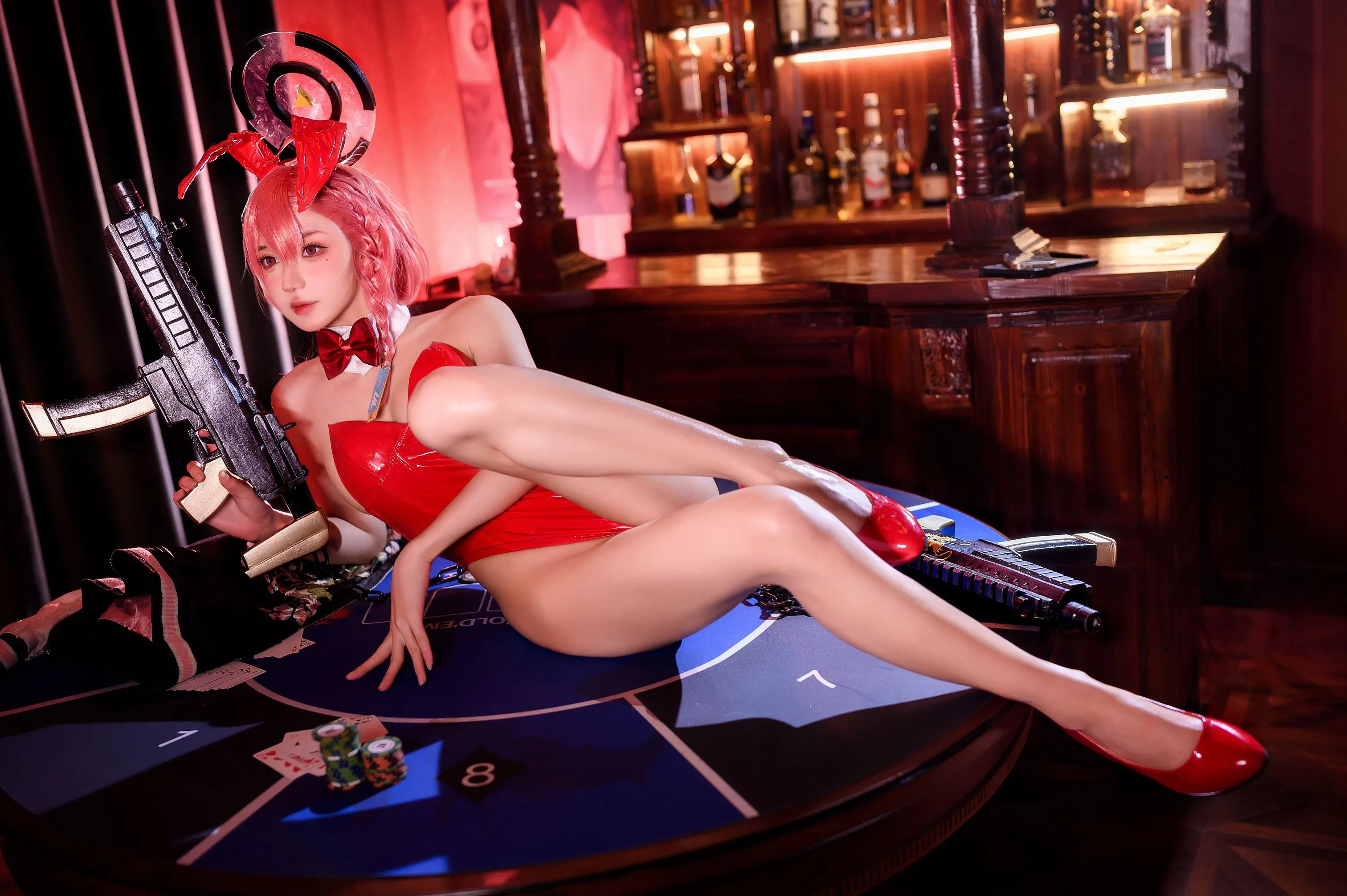 阿包也是兔娘兔女郎美甘尼禄网红写真