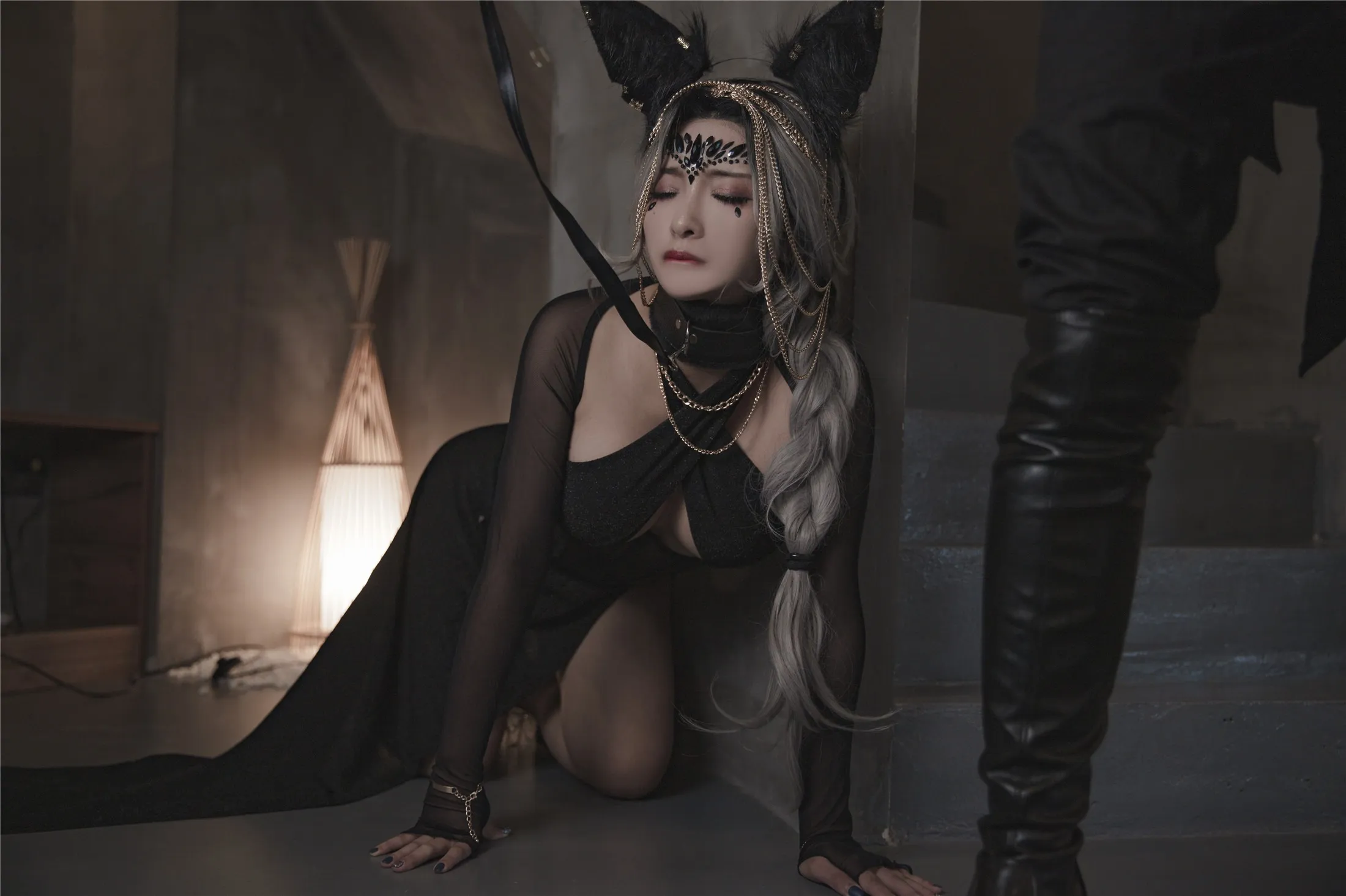 洛璃LoLiSAMA狼少女狼女的调教130P0306精选