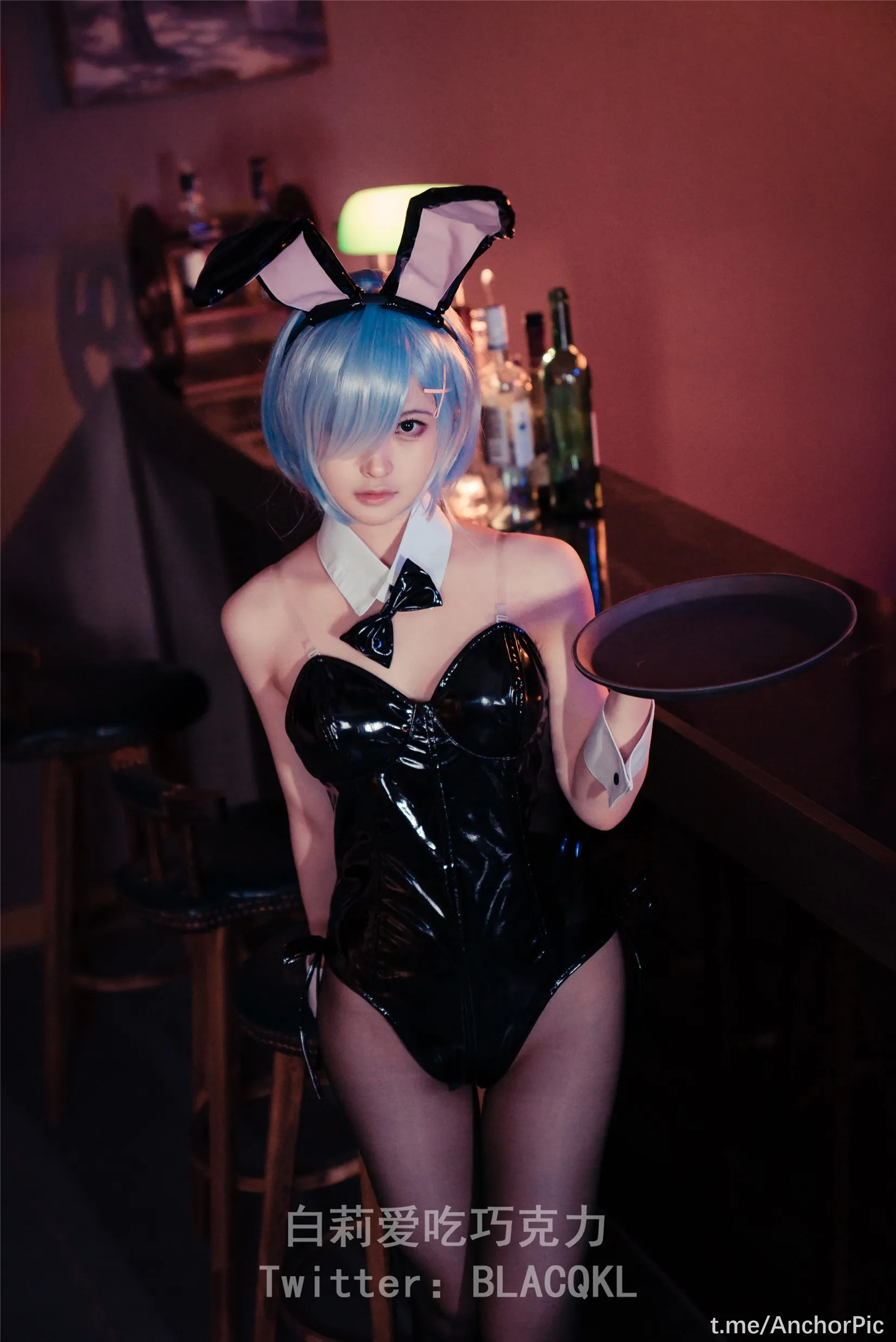白莉爱吃巧克力蕾姆兔女郎71P0625独家发布