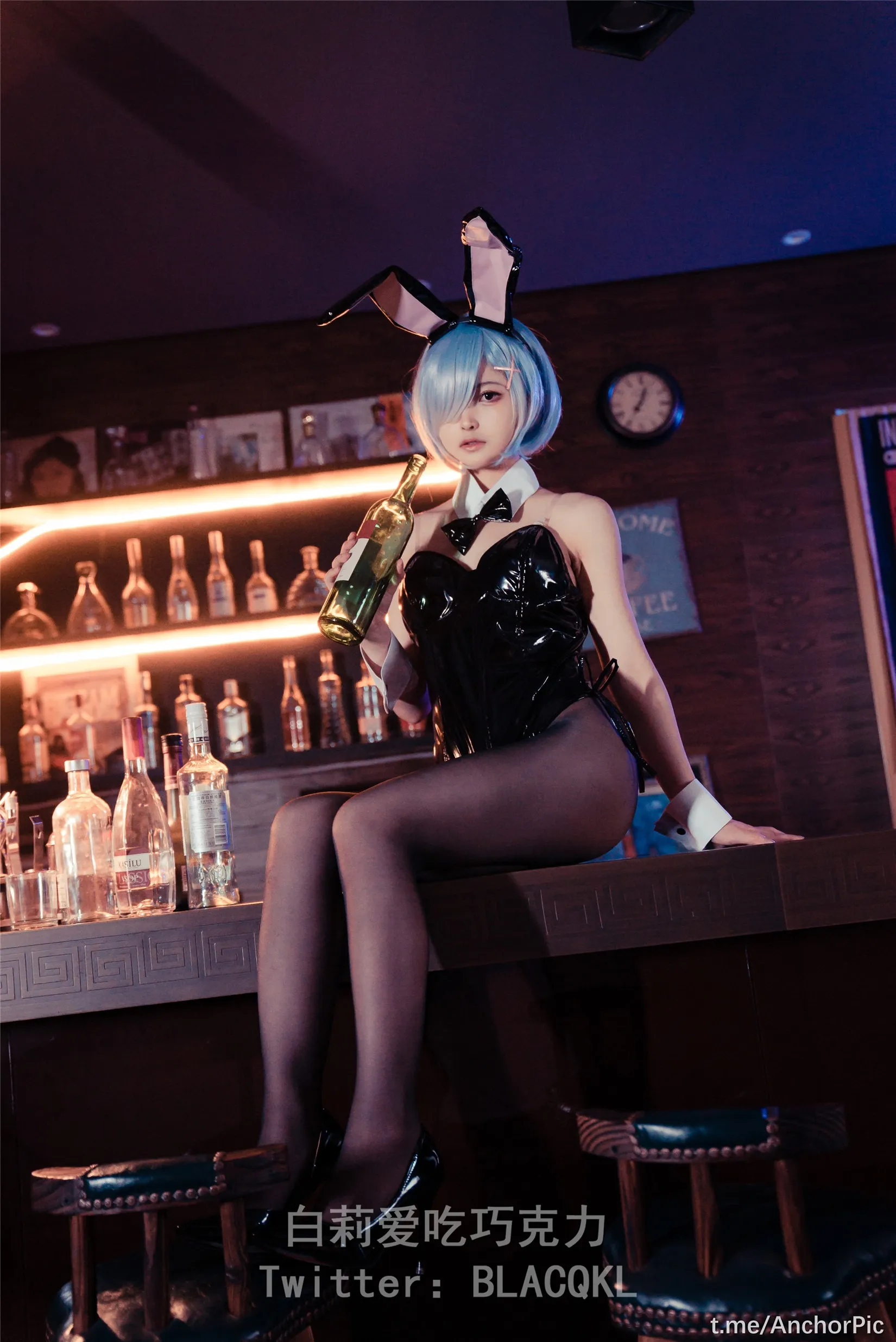 白莉爱吃巧克力蕾姆兔女郎71P0625独家发布