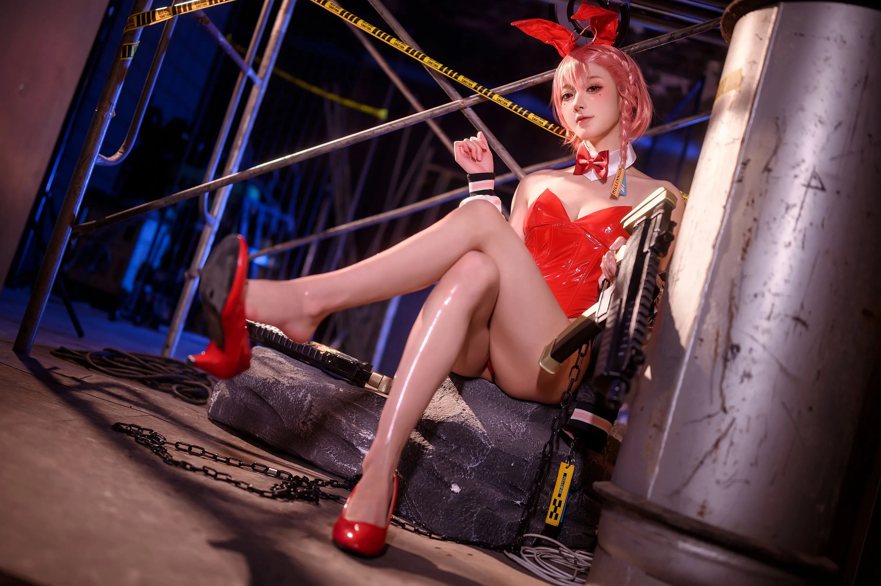 阿包也是兔娘兔女郎美甘尼禄网红写真