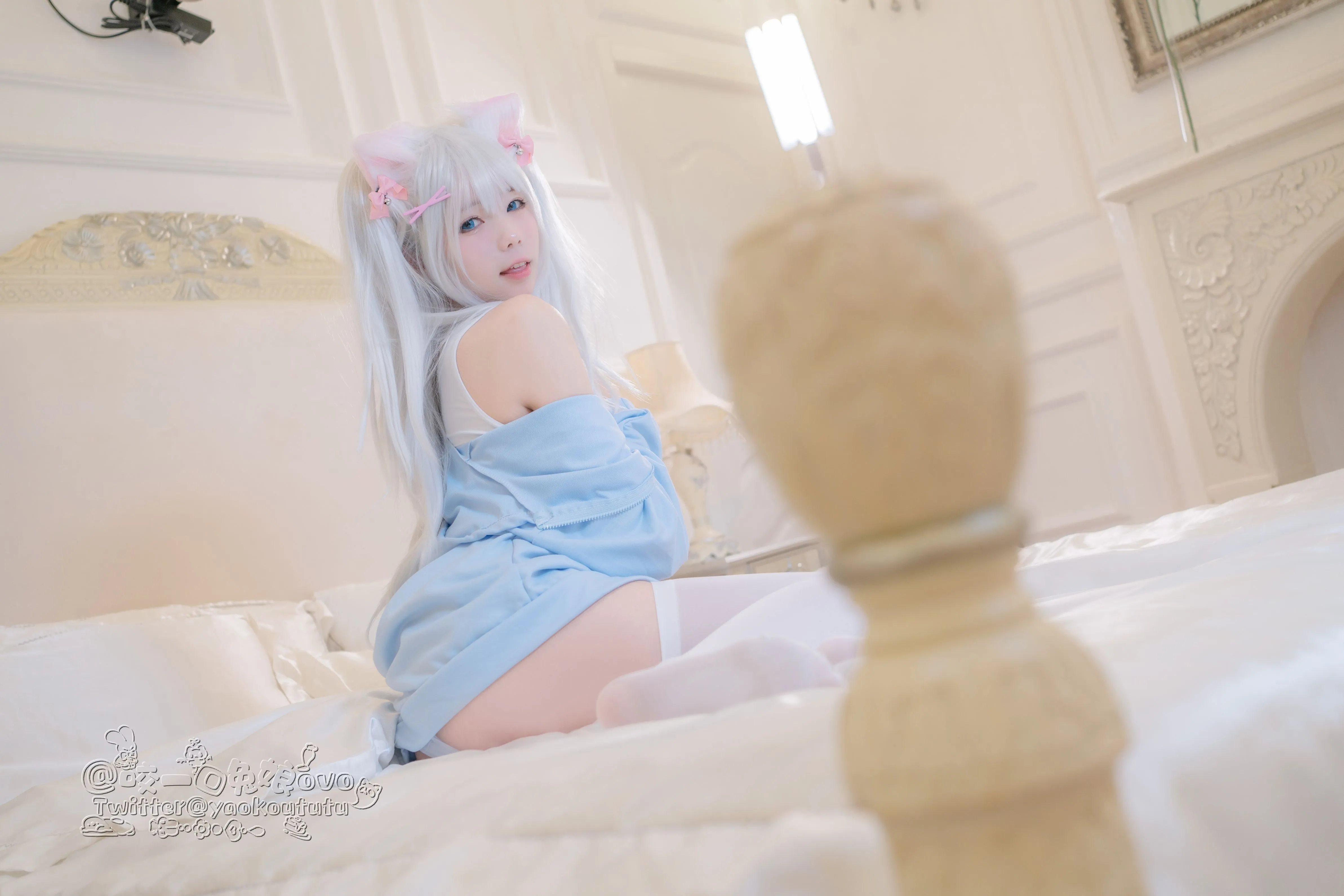 咬一口兔娘黏黏团子兔做你的猫56P1V0305网红写真