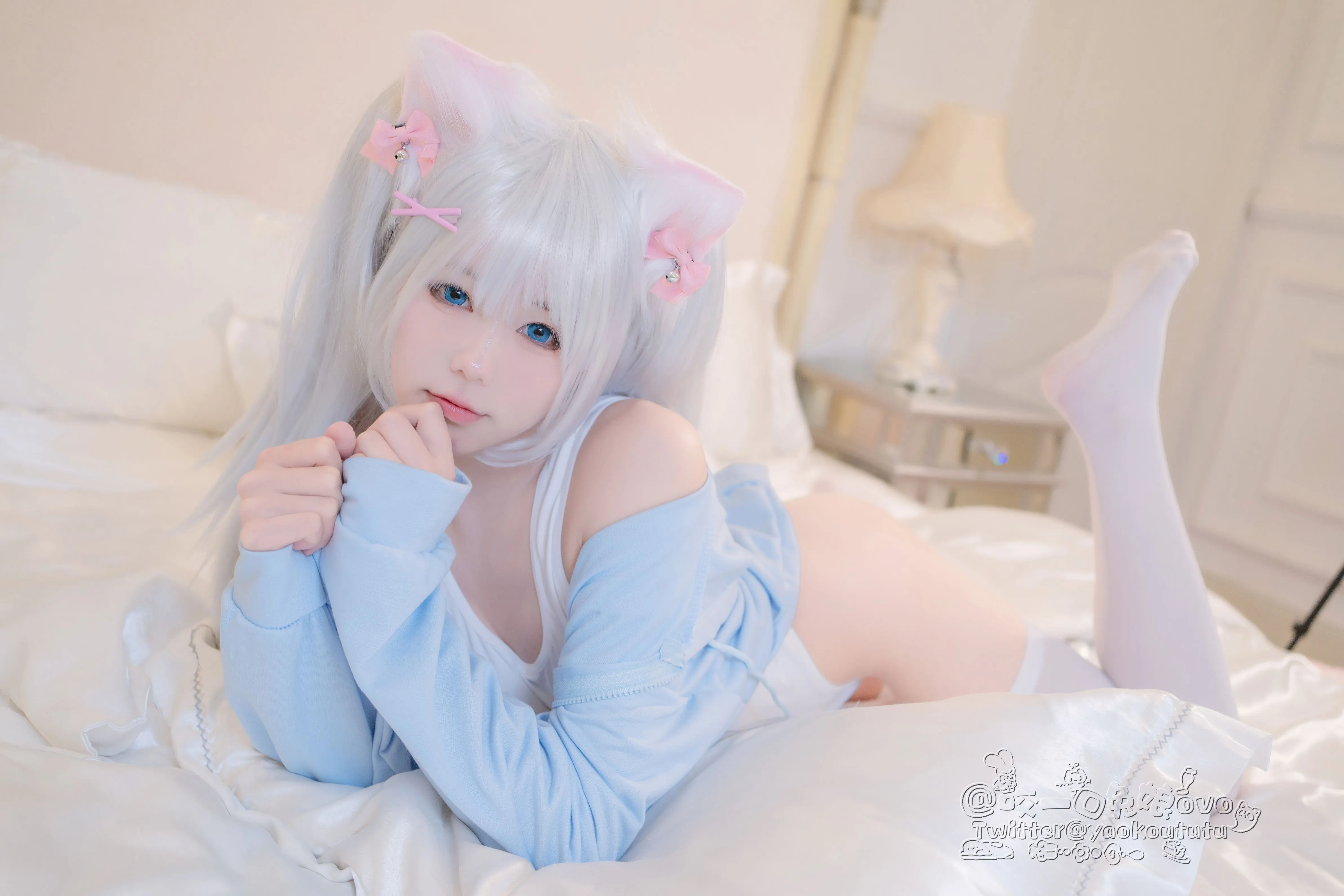 咬一口兔娘黏黏团子兔做你的猫56P1V0305网红写真