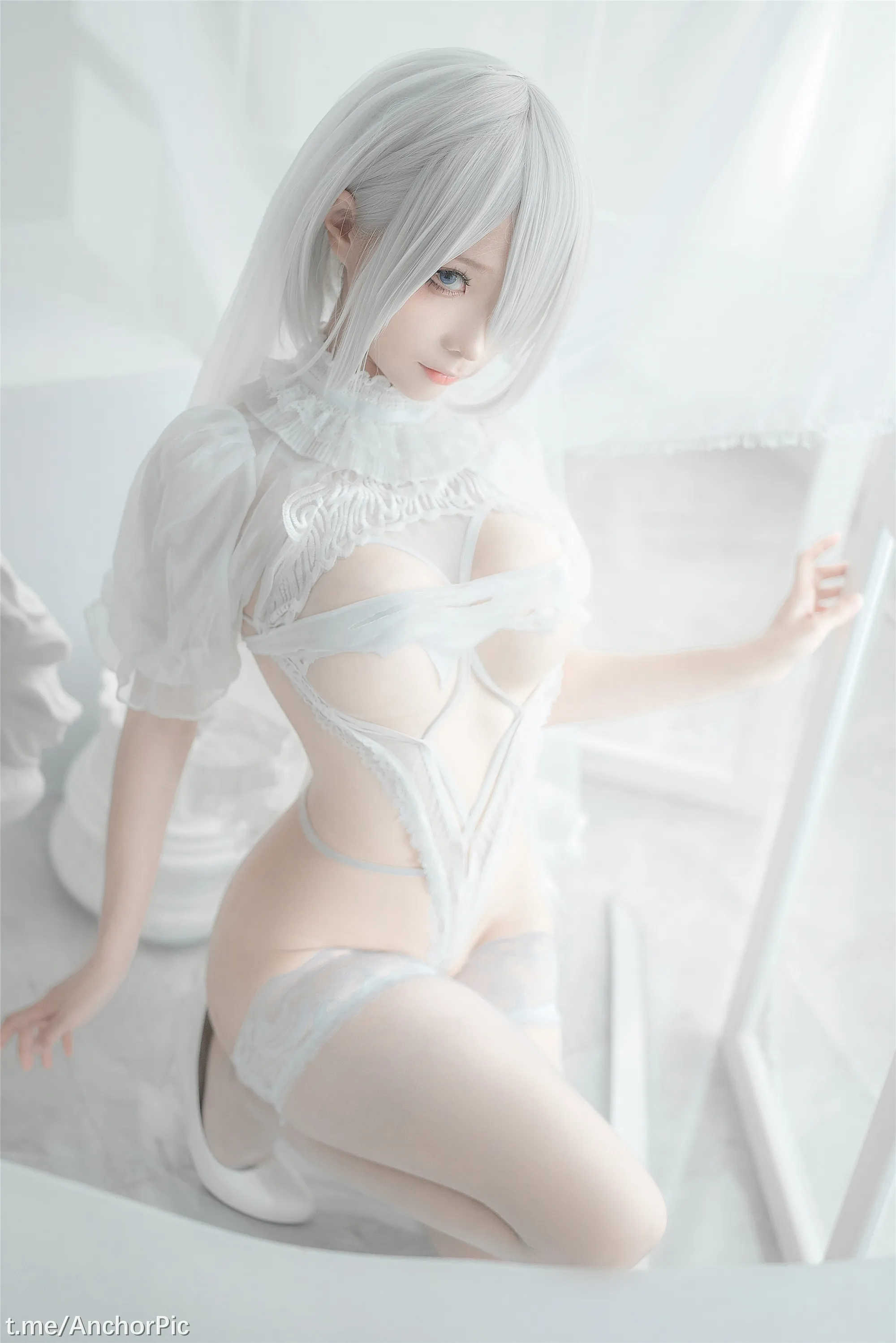 蠢沫沫2B白婚纱60P0704精选