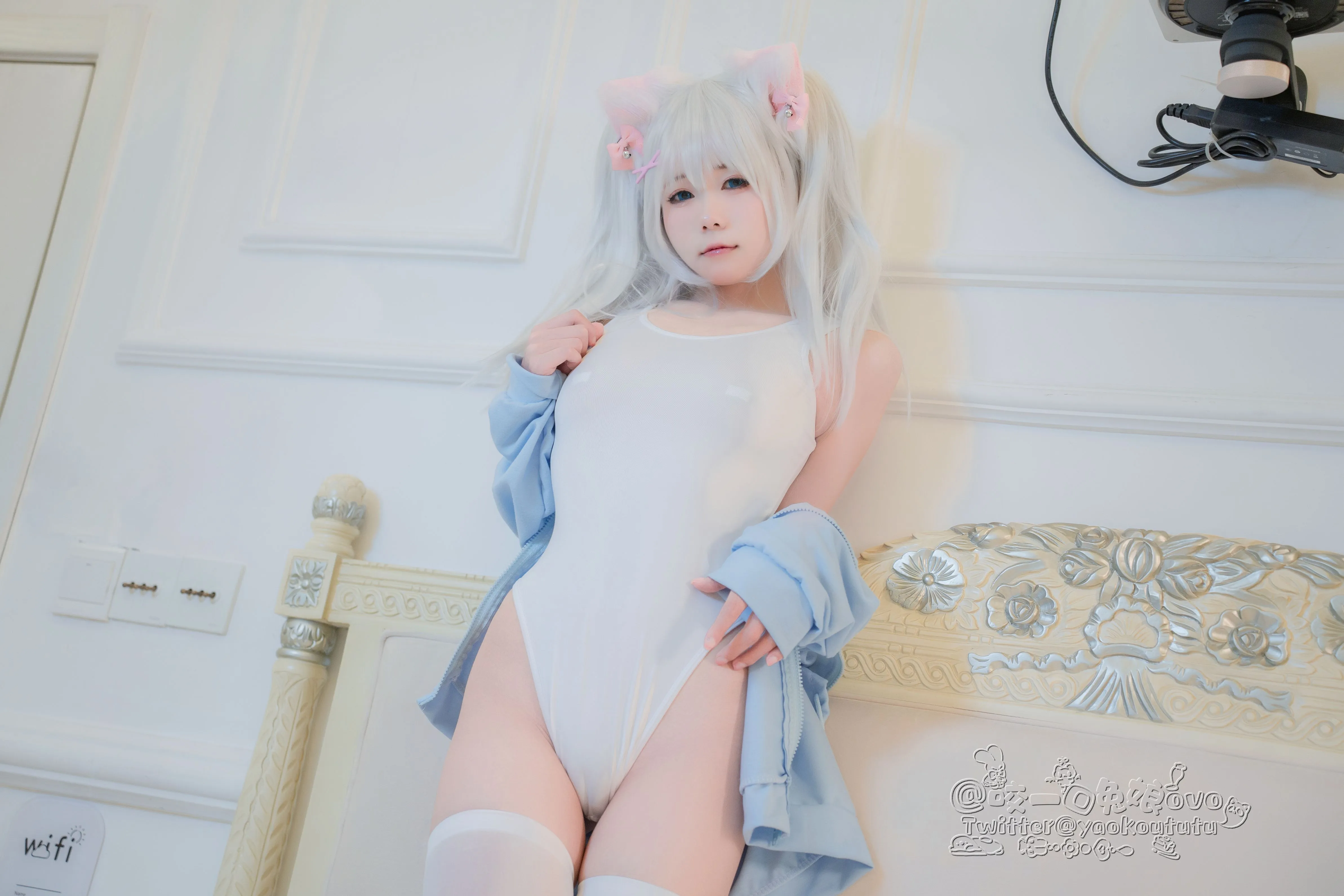 咬一口兔娘黏黏团子兔做你的猫56P1V0305网红写真