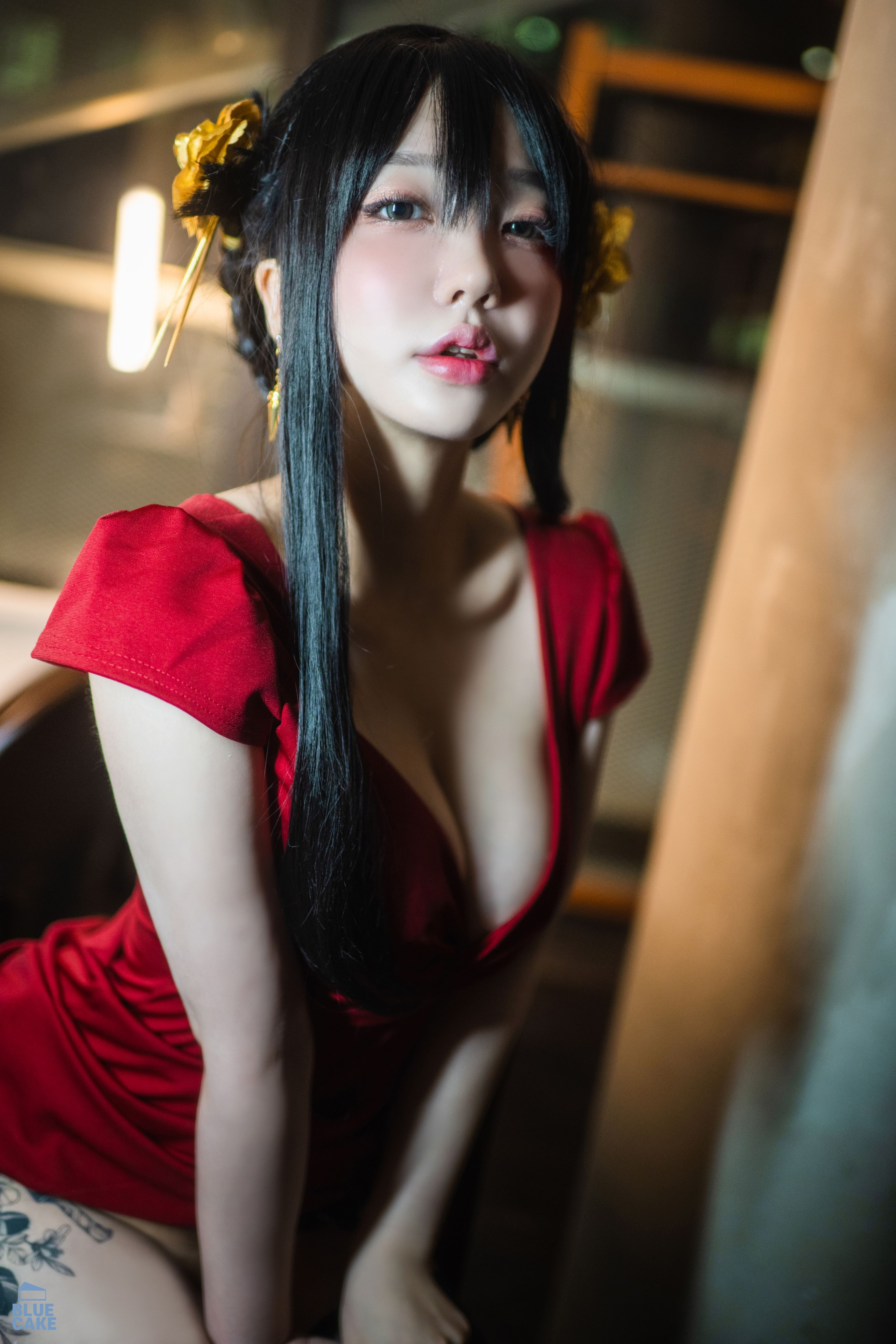 YeEun_BlackRose_RED043精选