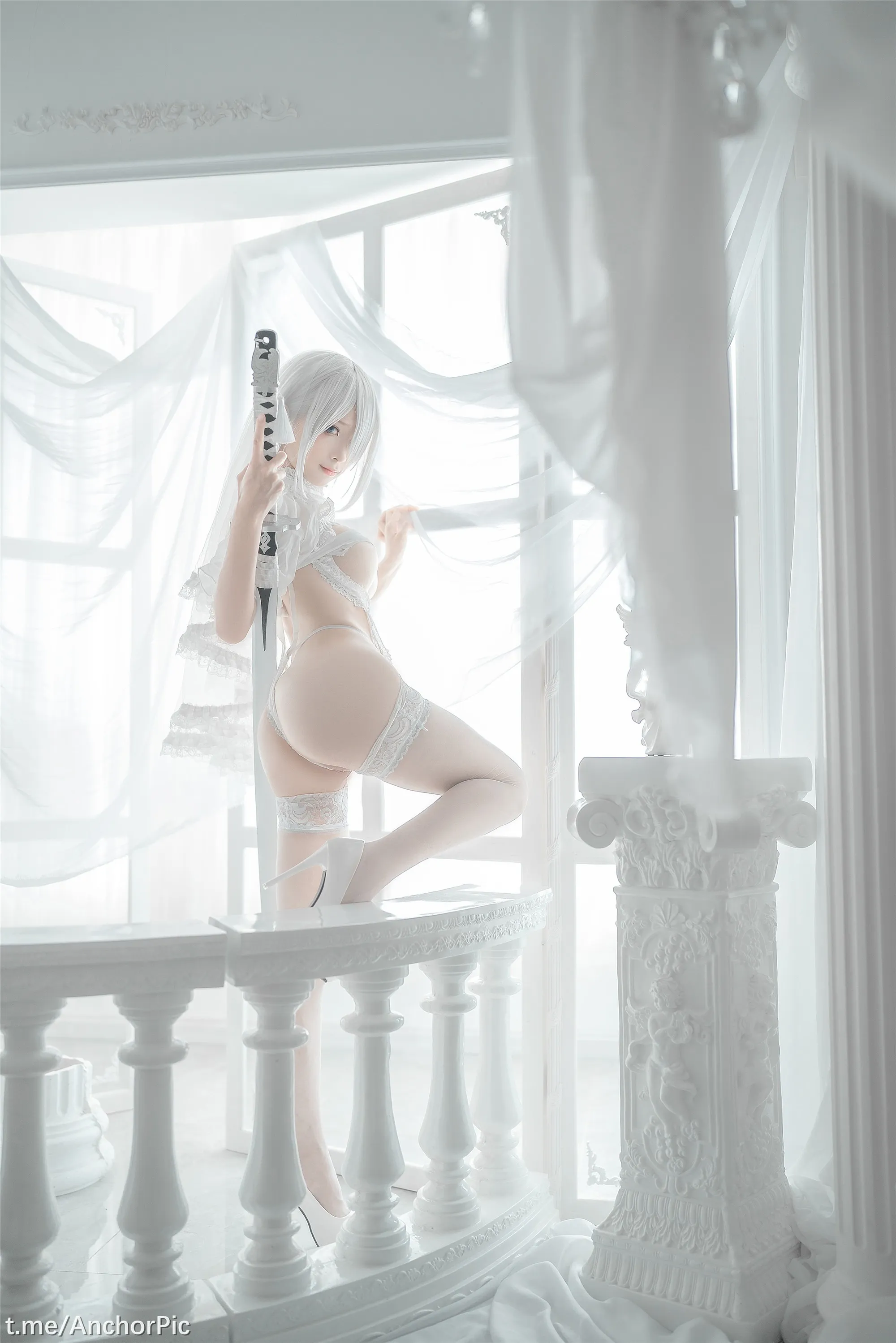 蠢沫沫2B白婚纱60P0704精选