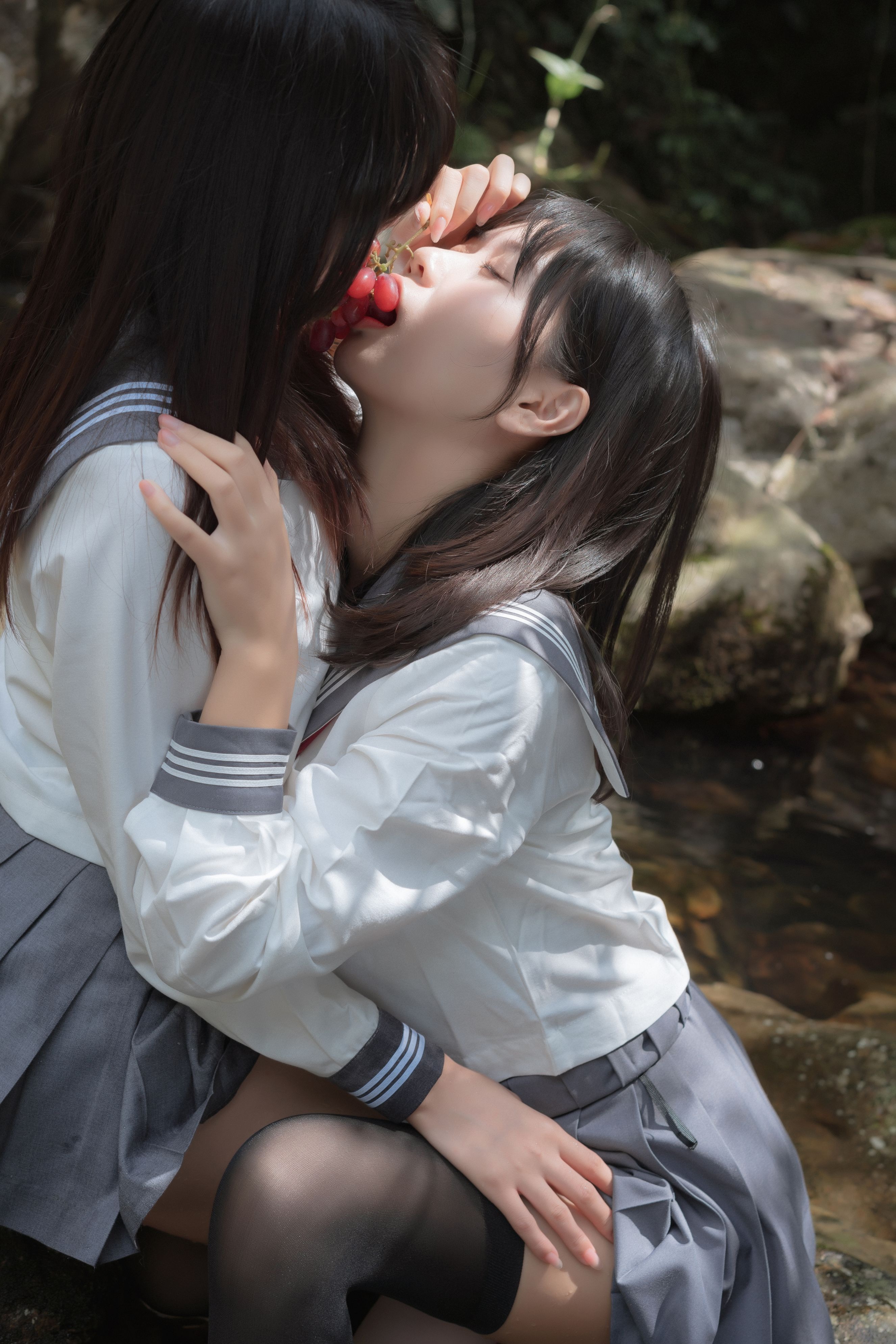 萌芽儿X请叫我若生小溪JK百合限时福利