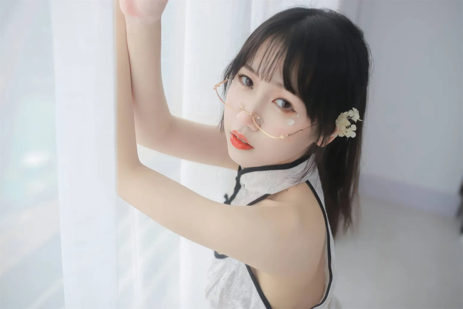 不呆猫人妻白旗袍0419作品集