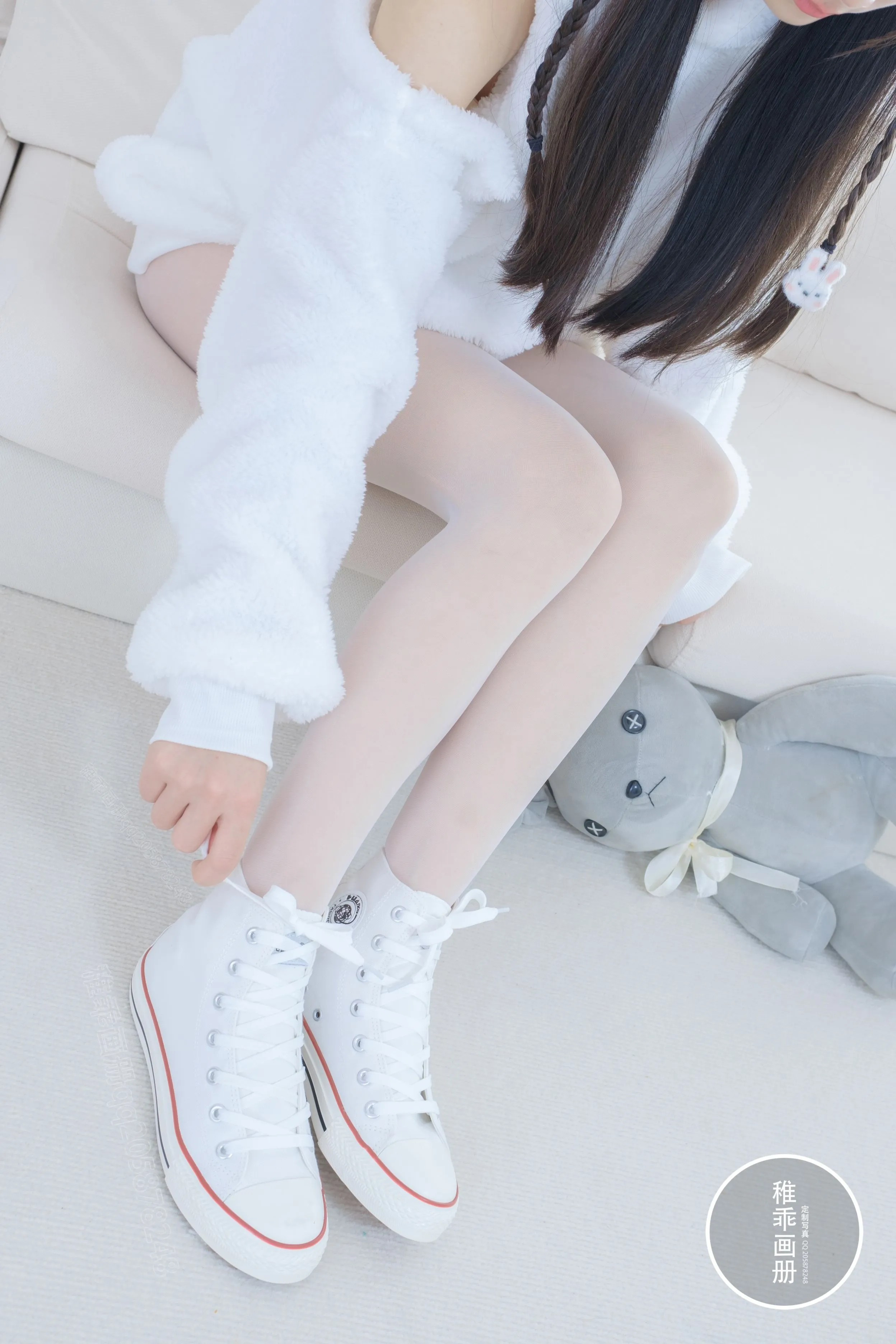 稚乖画册晴空10夜夜白丝双马尾80P1V185GB1016全集