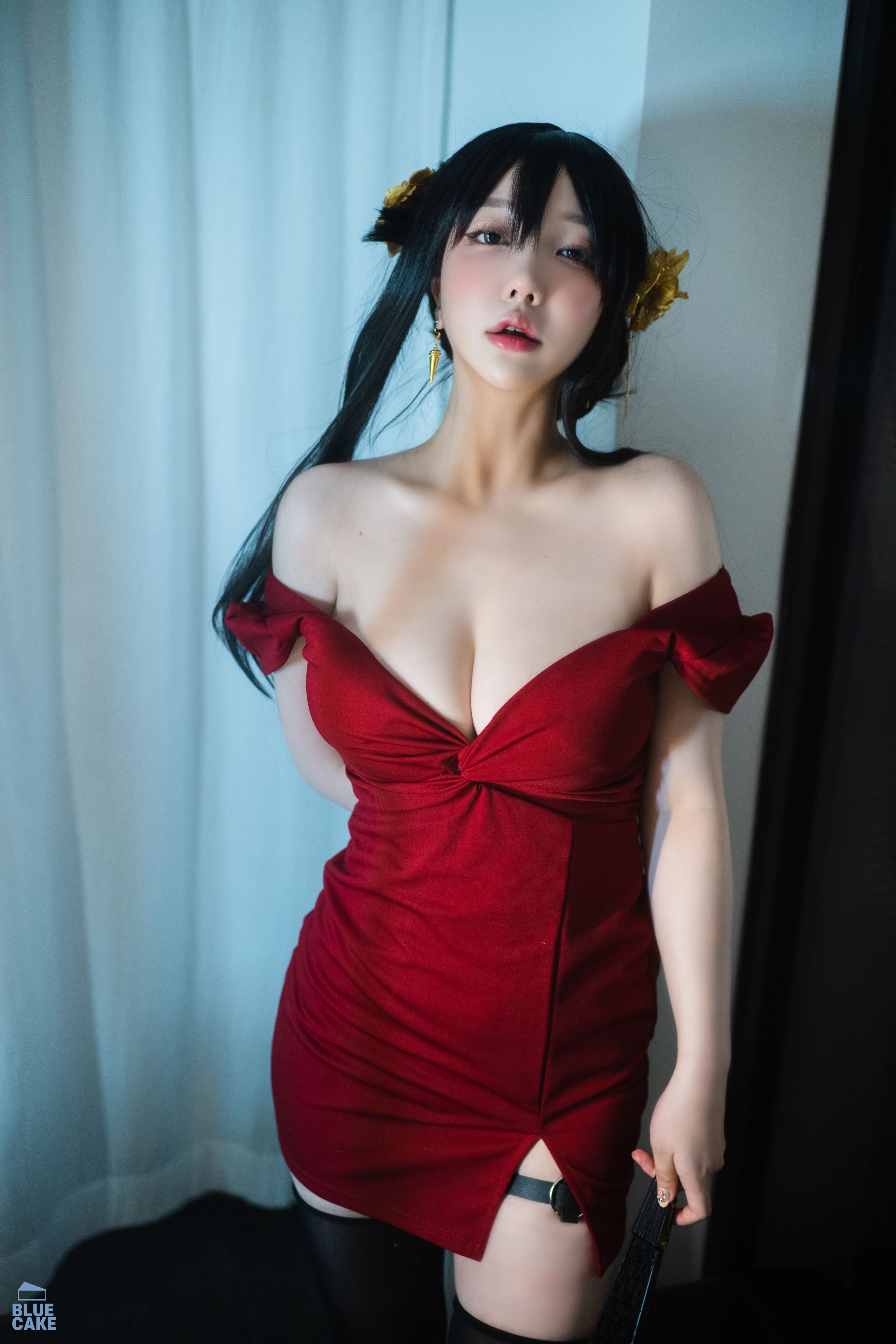 YeEun_BlackRose_RED043精选