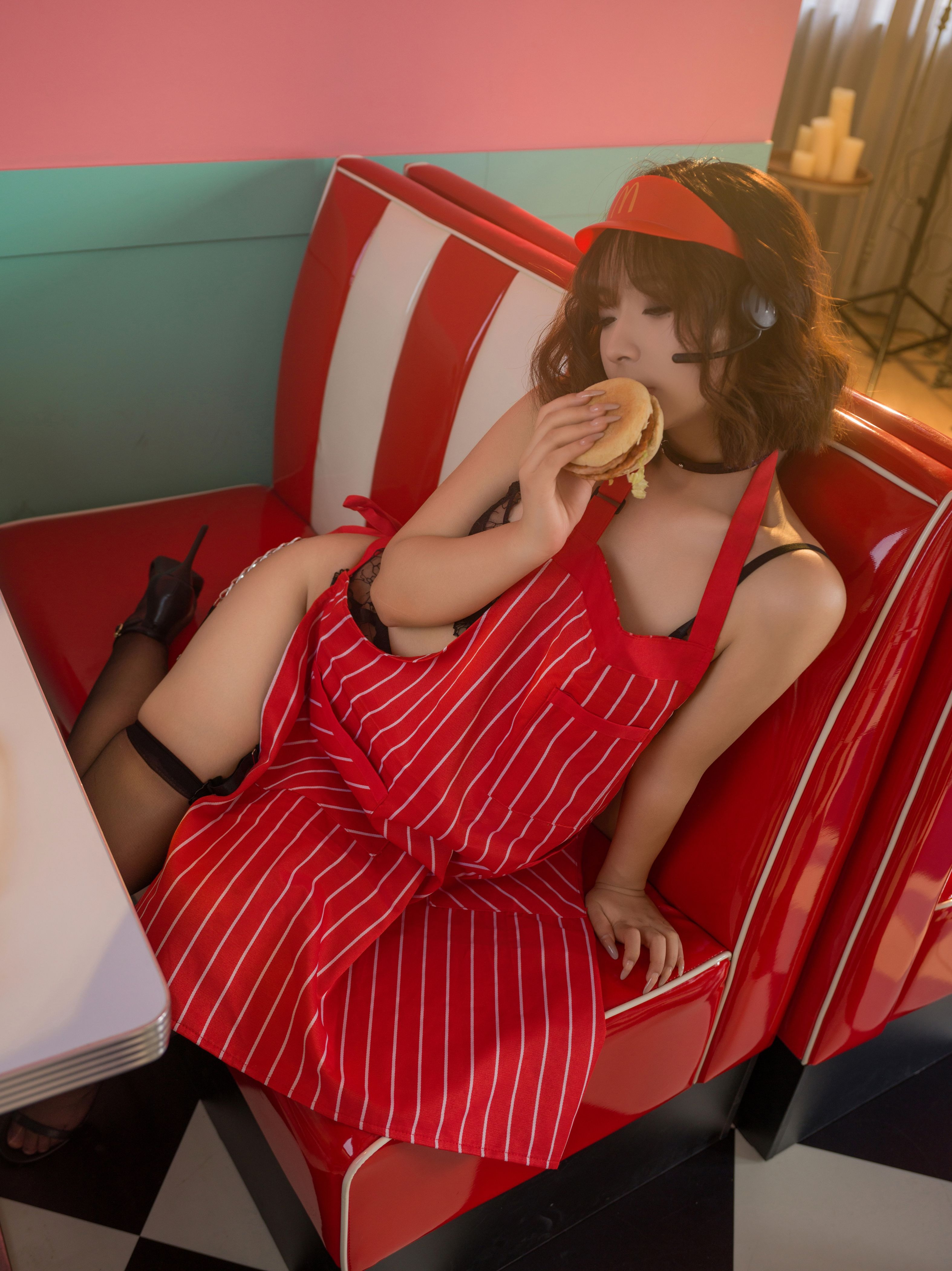 yuuhui玉汇麦当劳的女服务员149P1211收藏必备