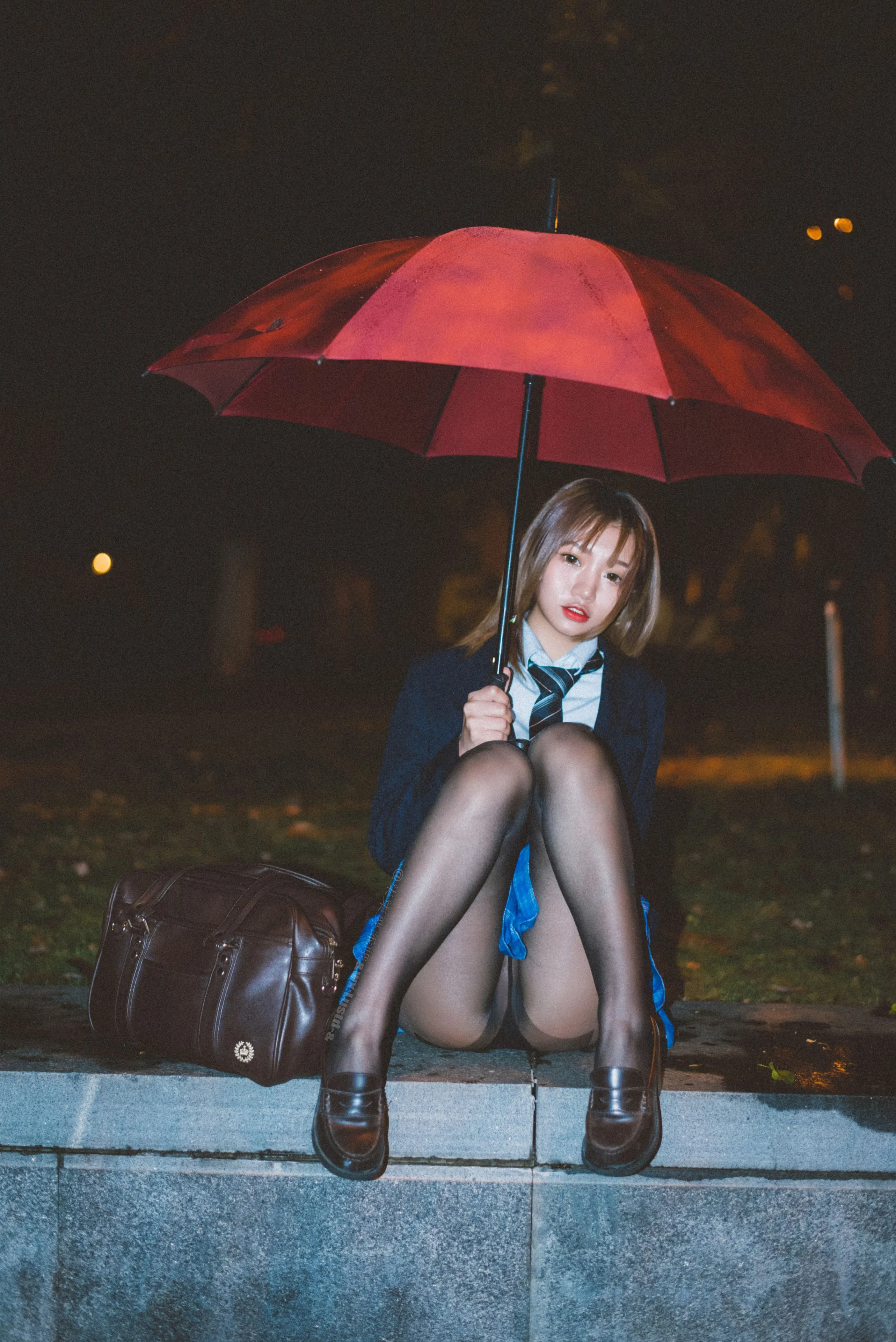 柒柒不可爱深夜公园JK36P0610独家发布