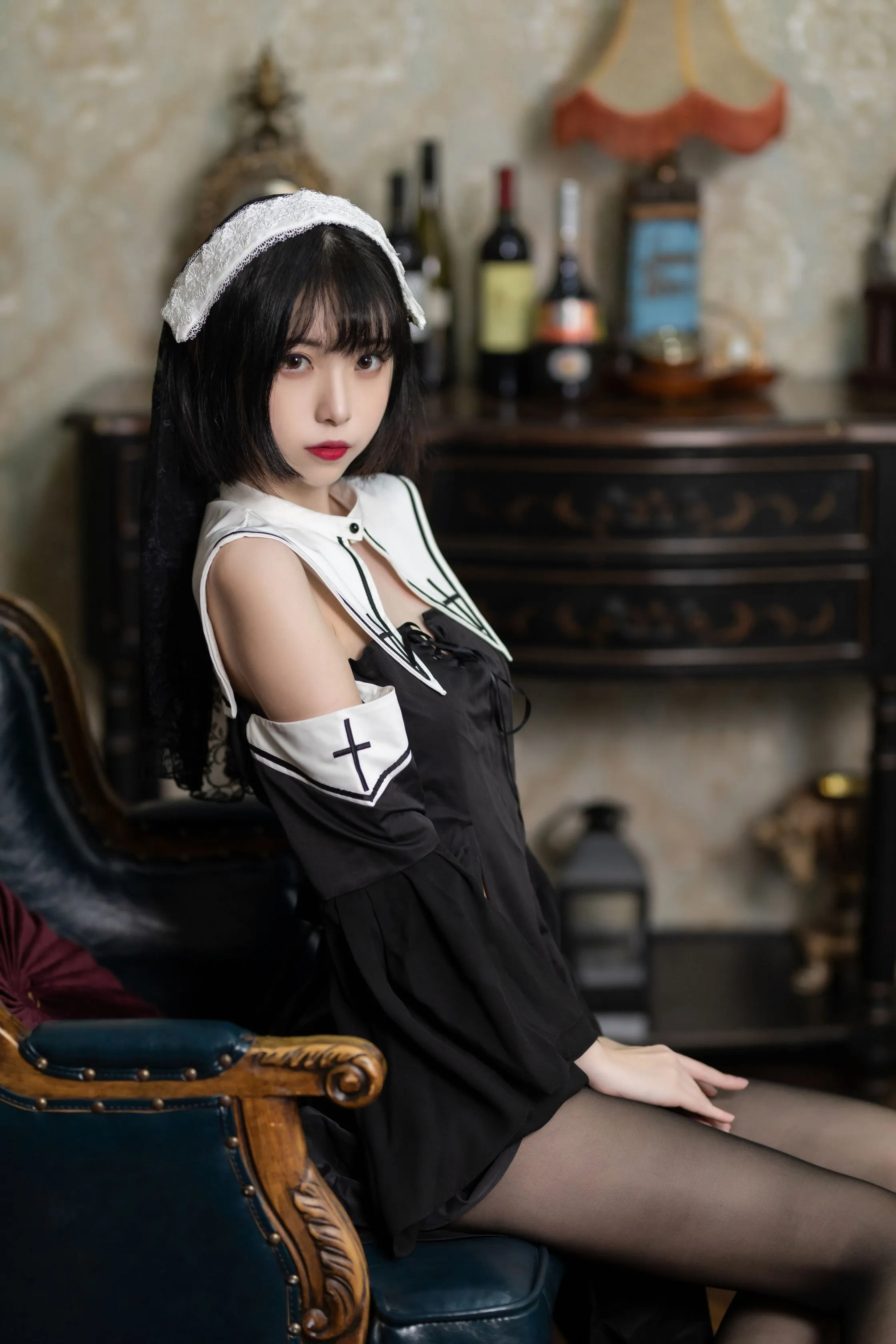 许岚LAN暗黑修女40P640MB免费福利