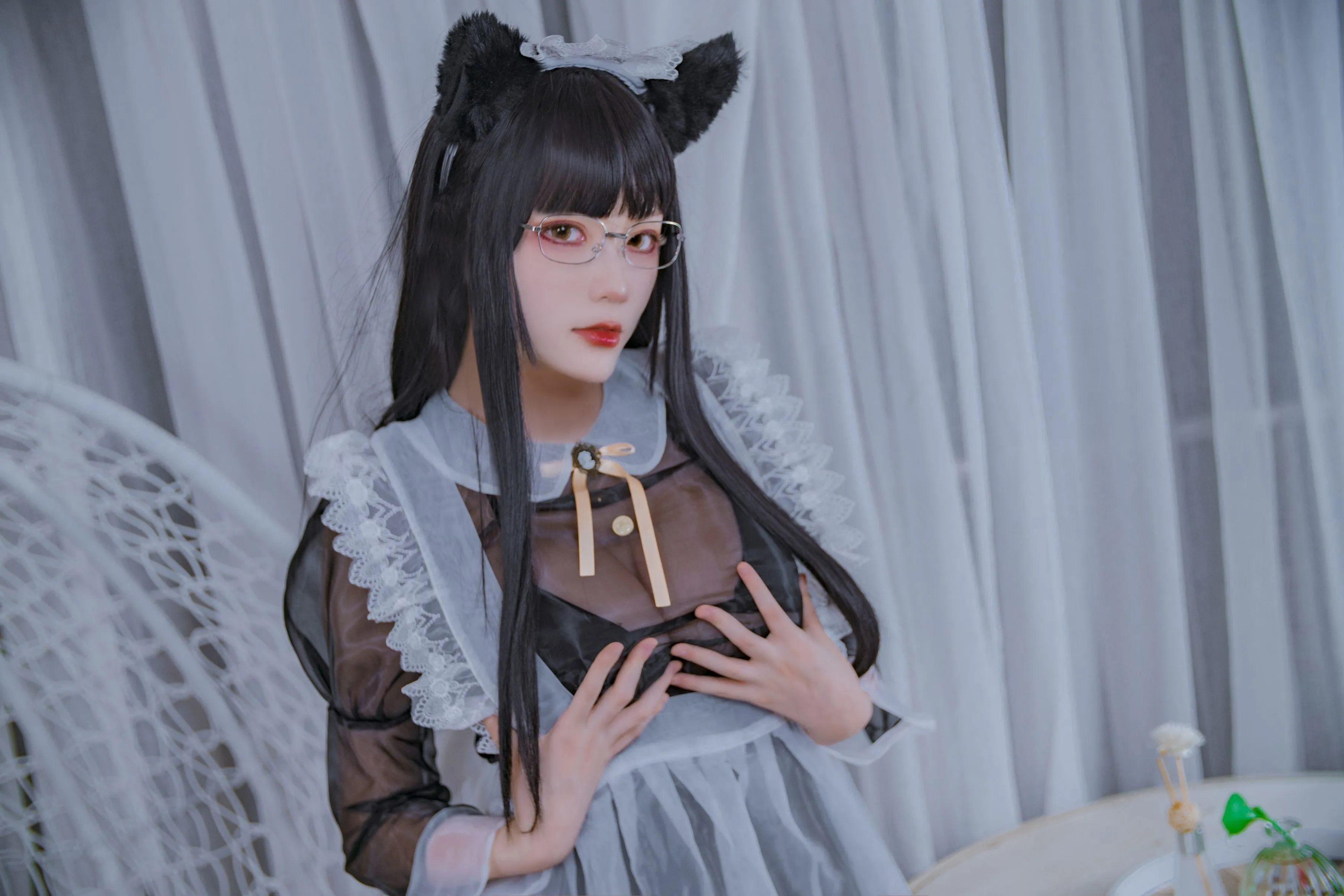 NO003黑色透明女仆54P598MB0913福利资源