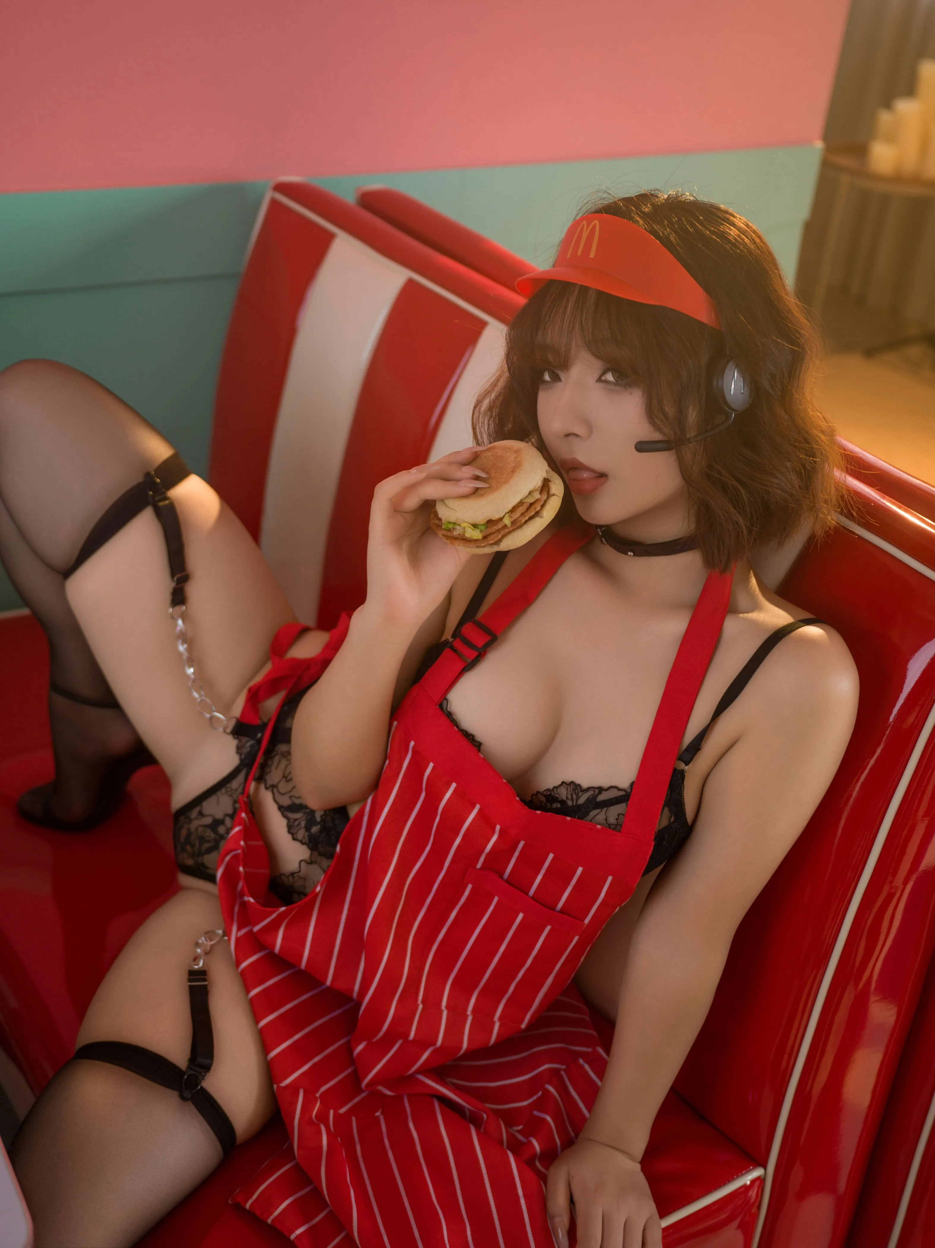 yuuhui玉汇麦当劳的女服务员149P1211收藏必备