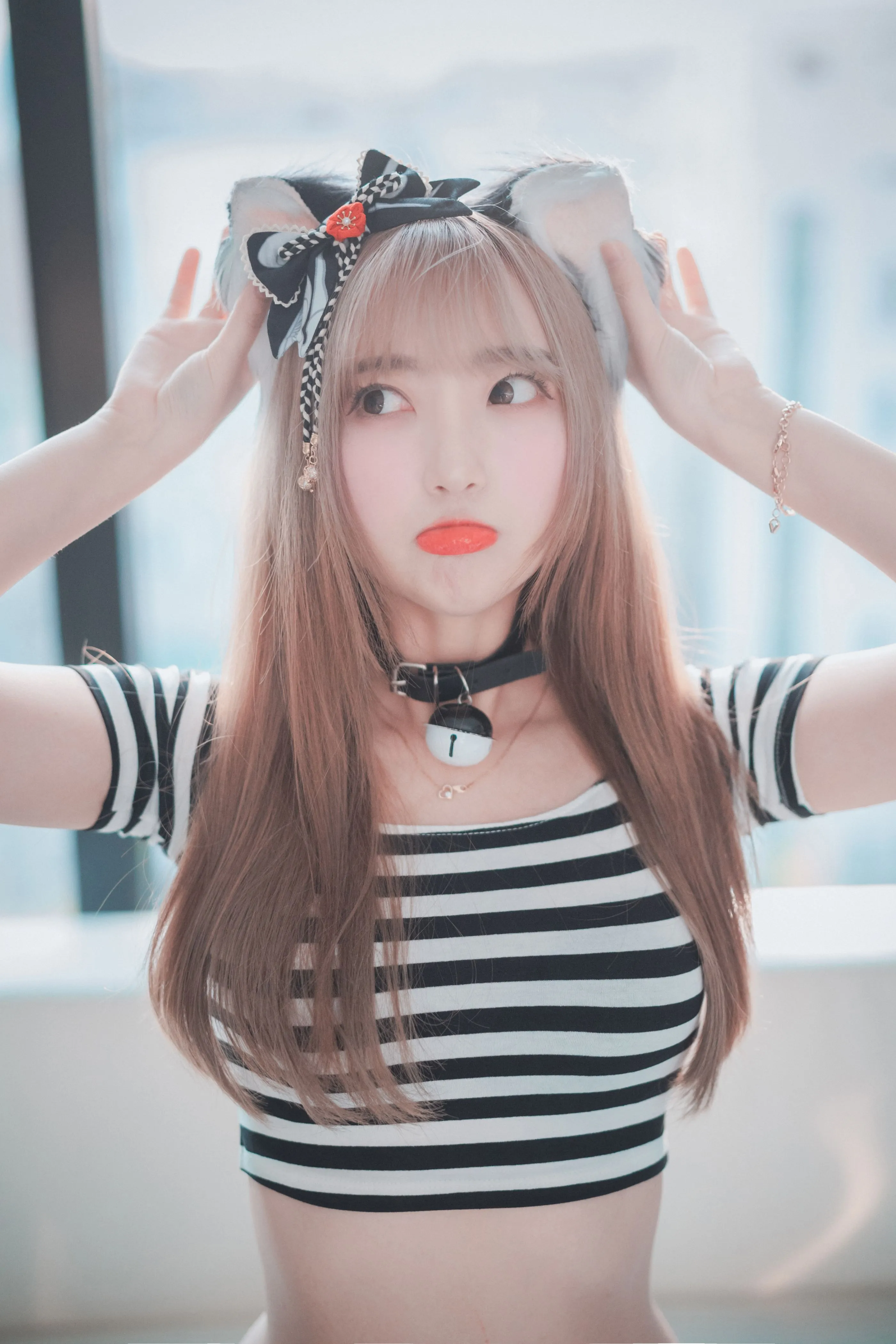 Hanari???DJAWACatgirlinStripes91P814MB高清无水印