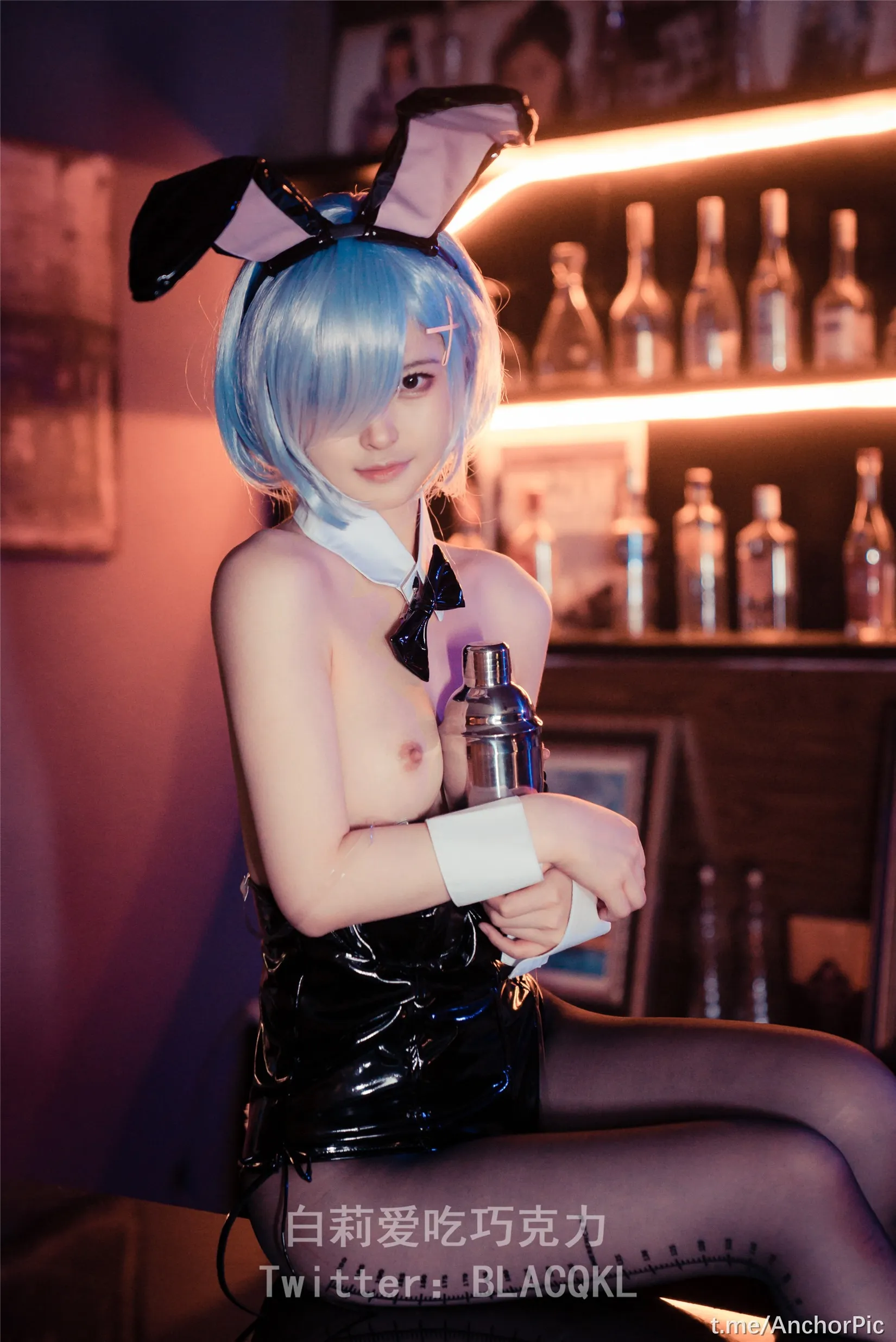 白莉爱吃巧克力蕾姆兔女郎71P0625独家发布