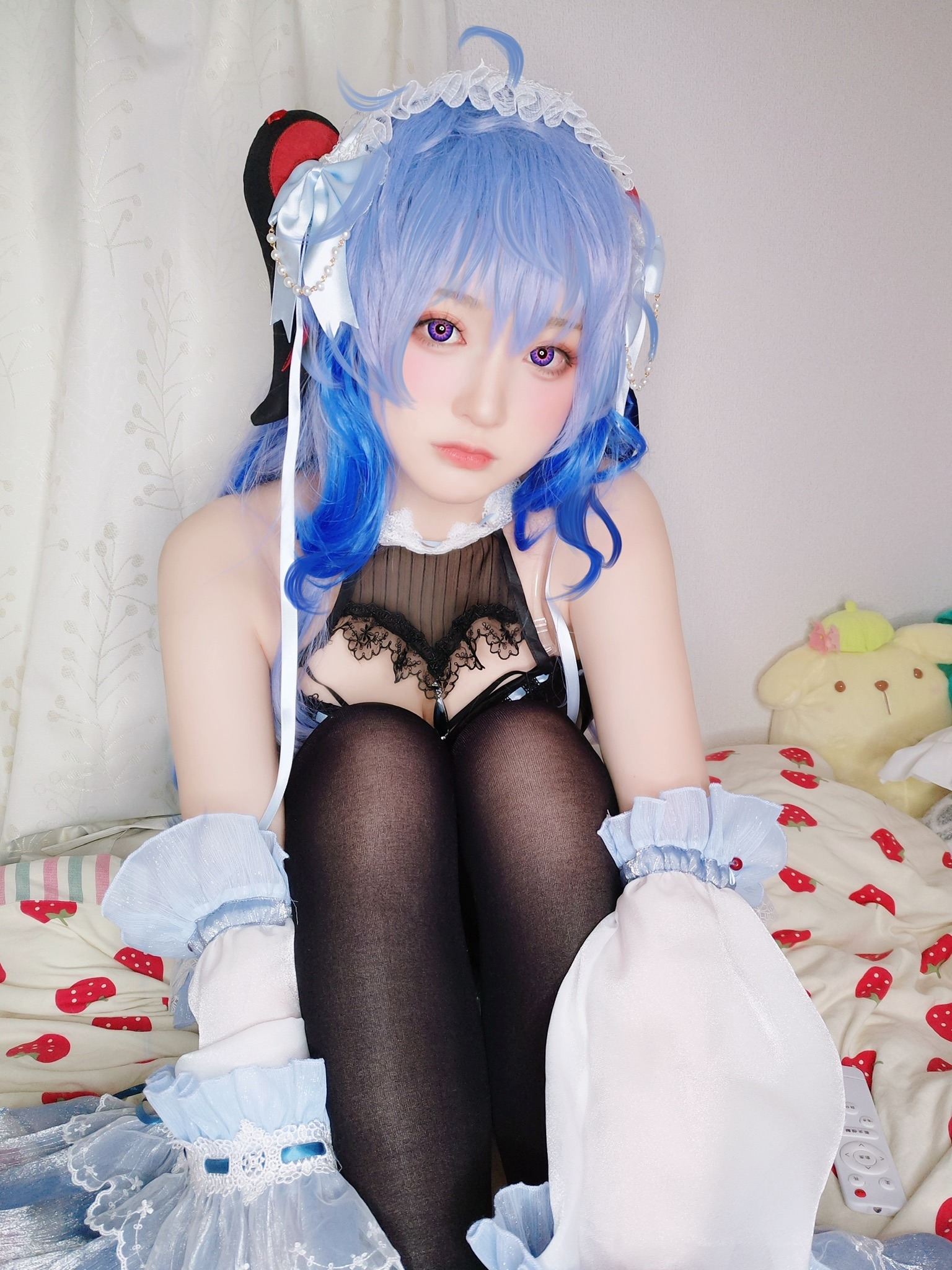 Yuki亭NO003甘雨メイド0311人气合集