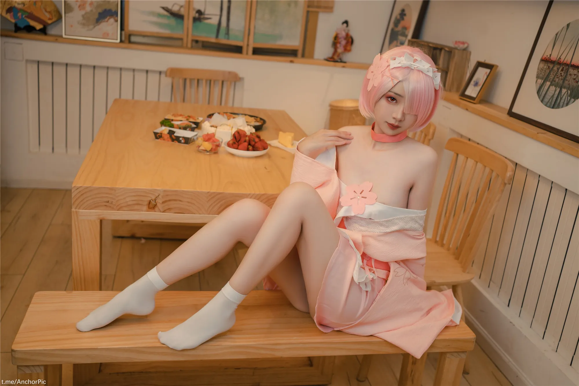 喵小吉金鱼kinngyo从零开始的女体盛宴101P1007原版写真