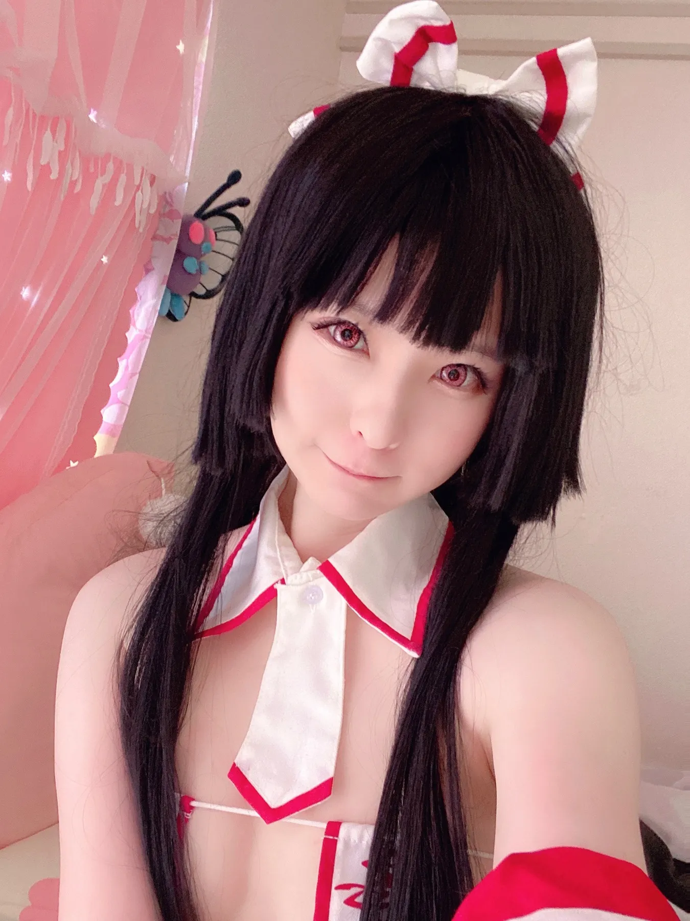 习呆呆眼帯フラ巫女緊縛55P2V135MB精选