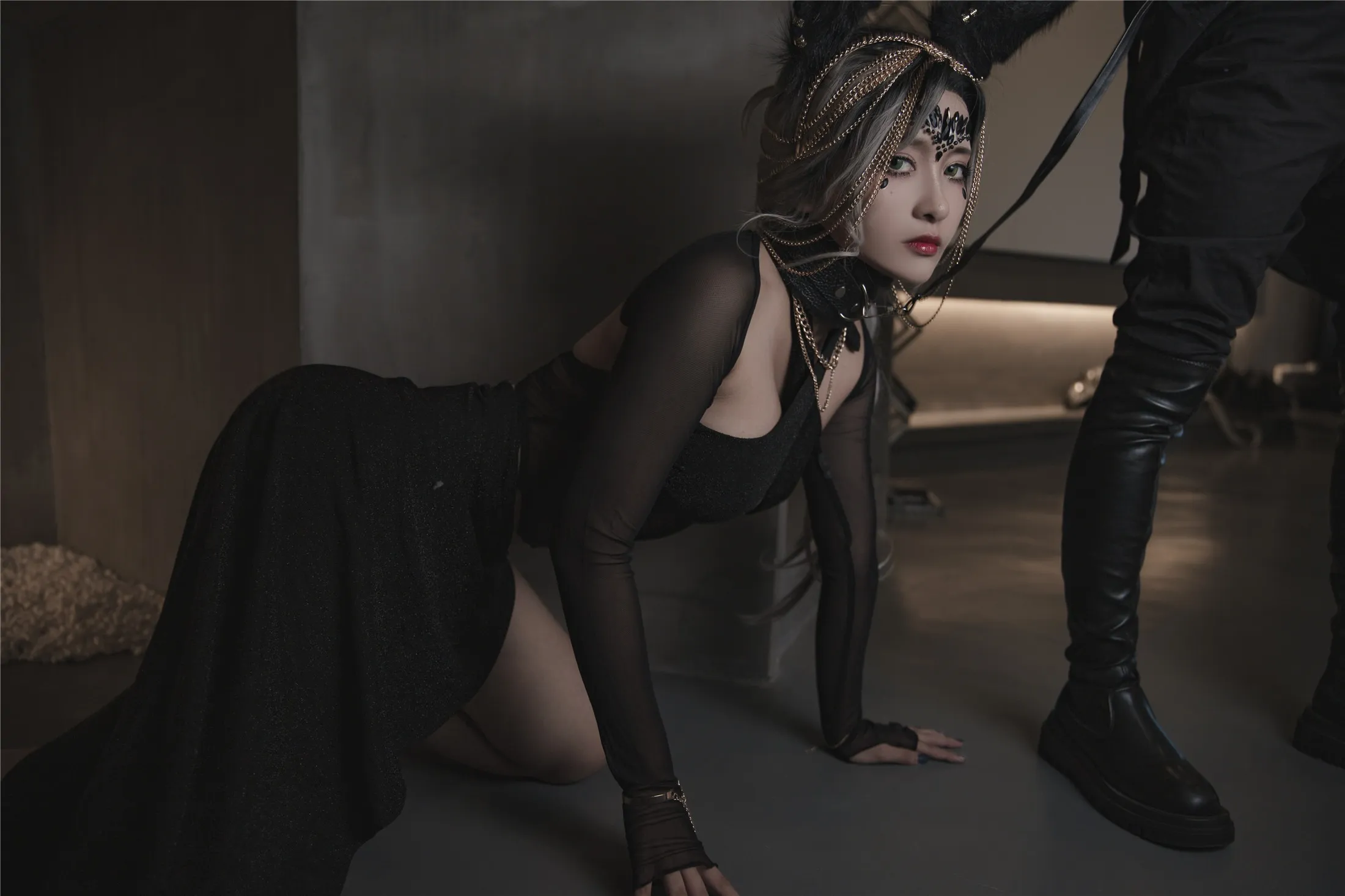 洛璃LoLiSAMA狼少女狼女的调教130P0306精选